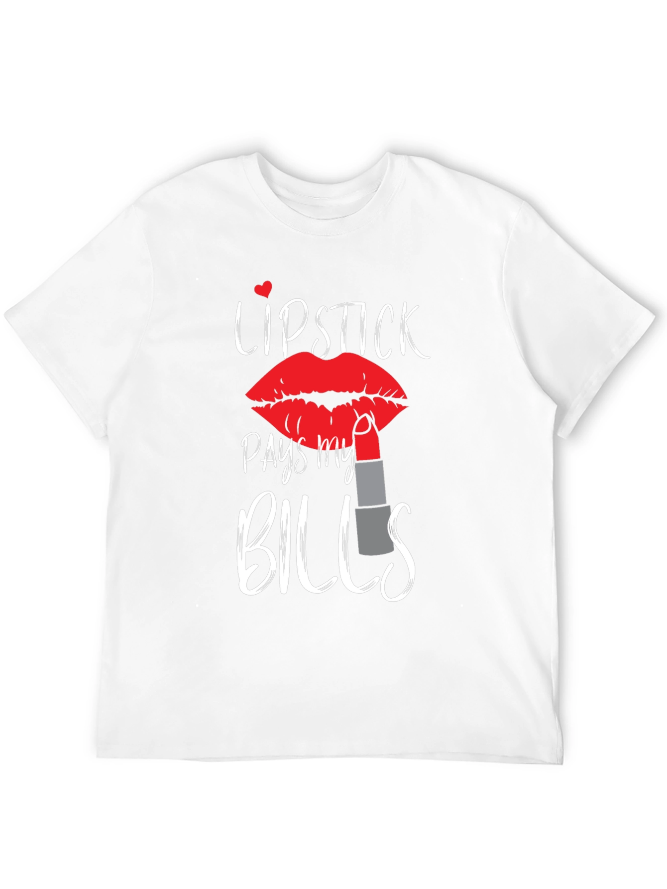 Black Lipstick Pays My Bills Graphic Tee view 12
