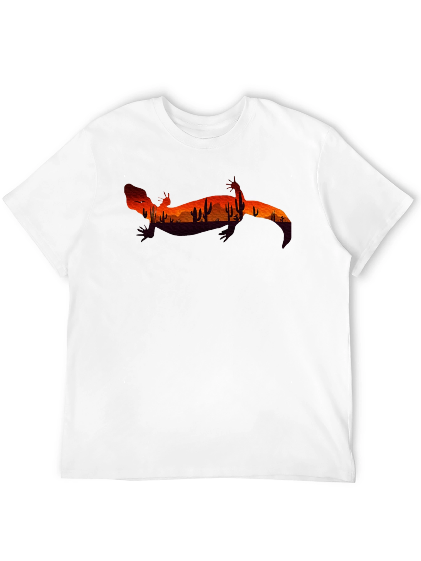 Black Desert Lizard Graphic Tee - Black view 12