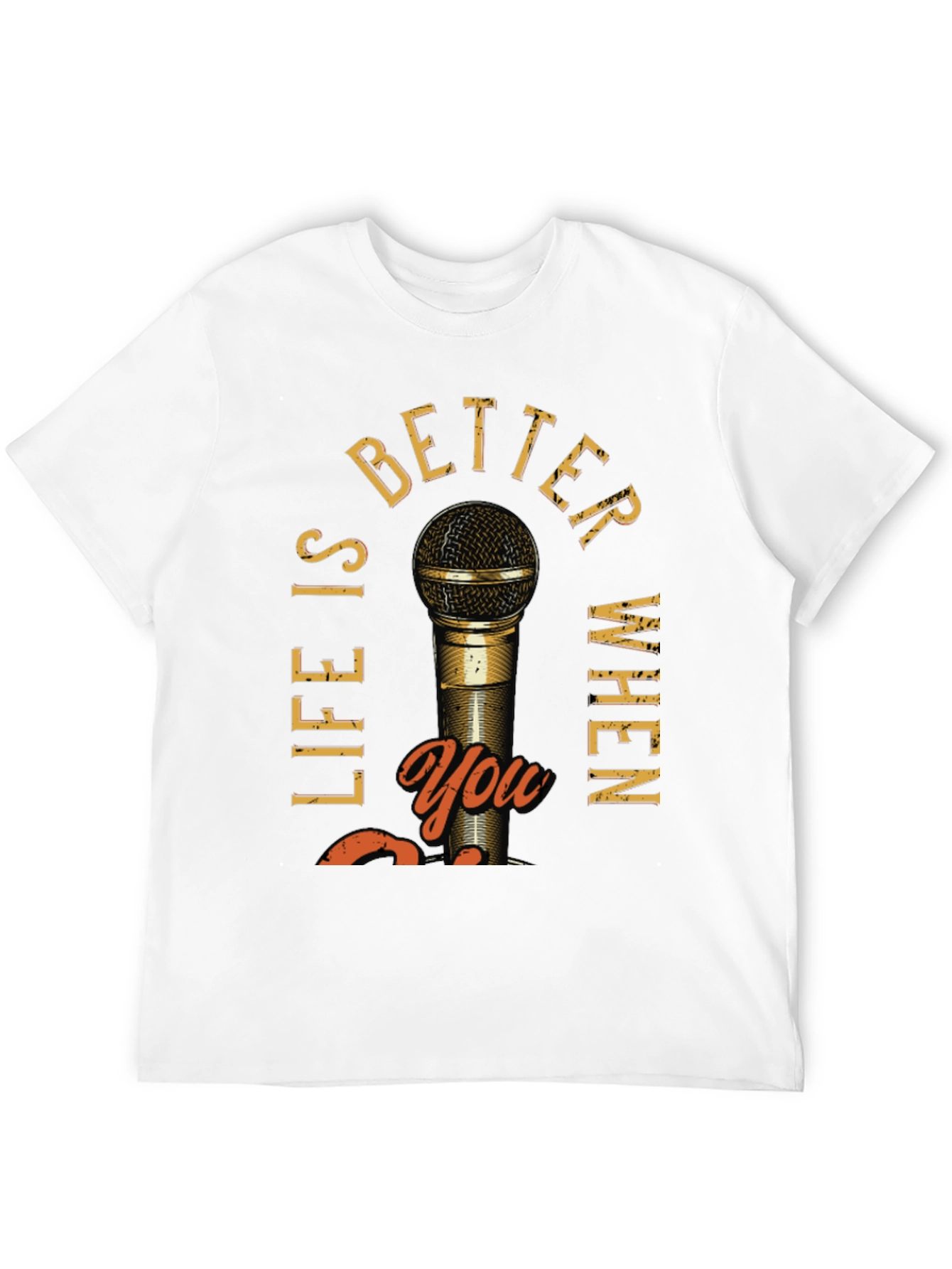 Black Life Is Better With You Men's Graphic T-Shirt view 12