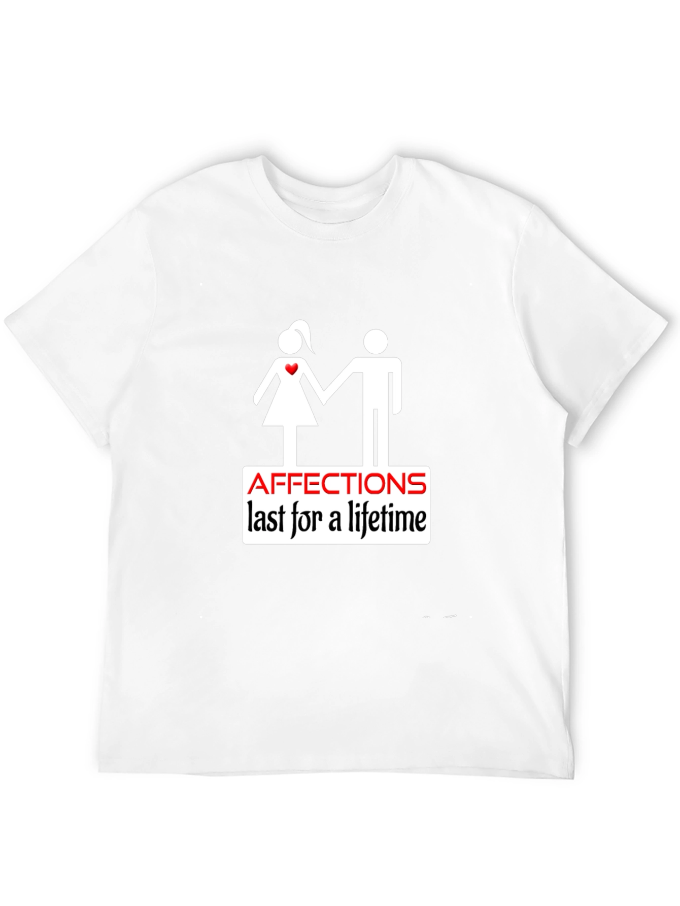 Black Affection Lifetime Tee - Classic Black Cotton Blend view 12
