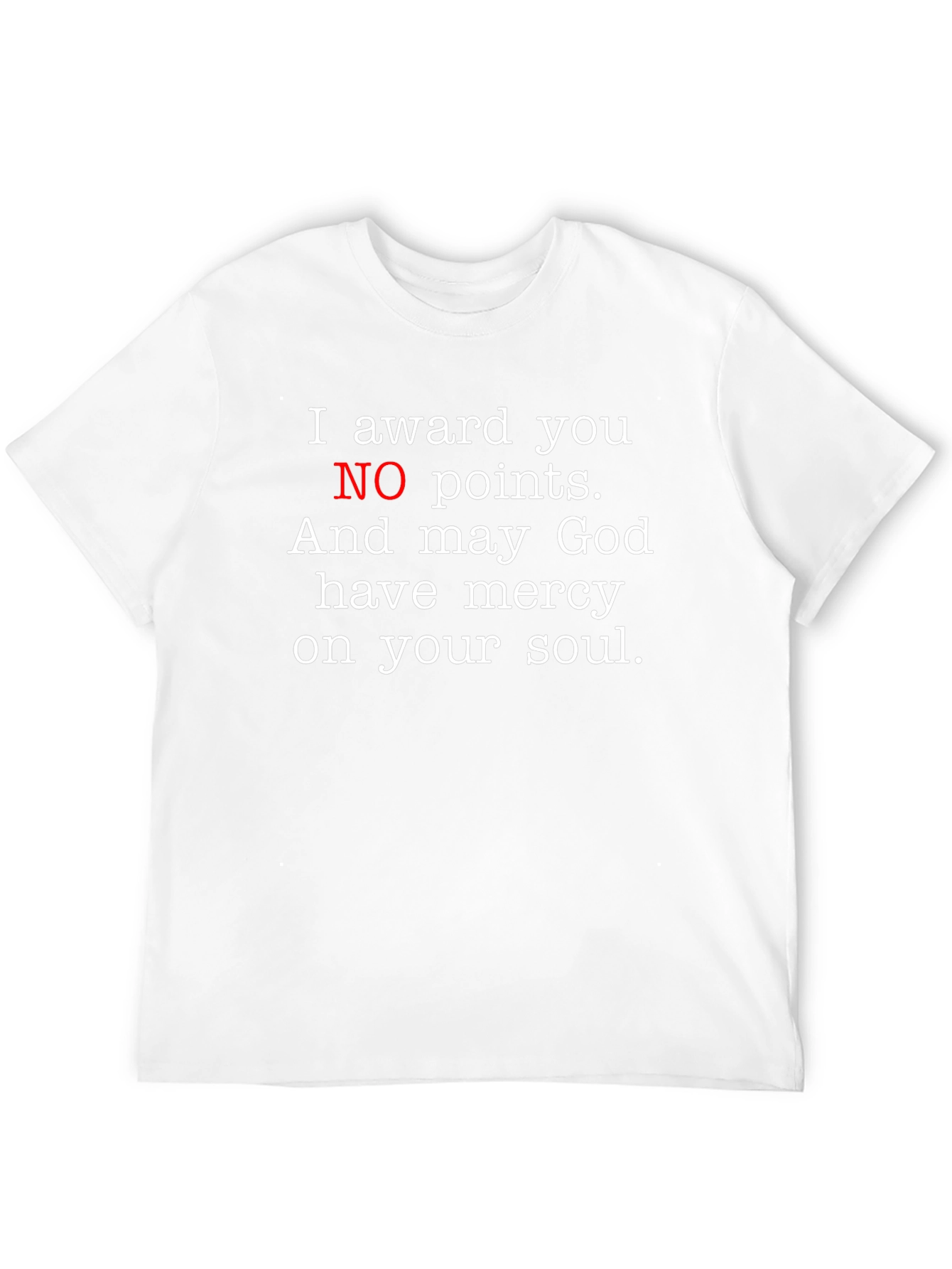 Black I Award You No Points T-Shirt view 12