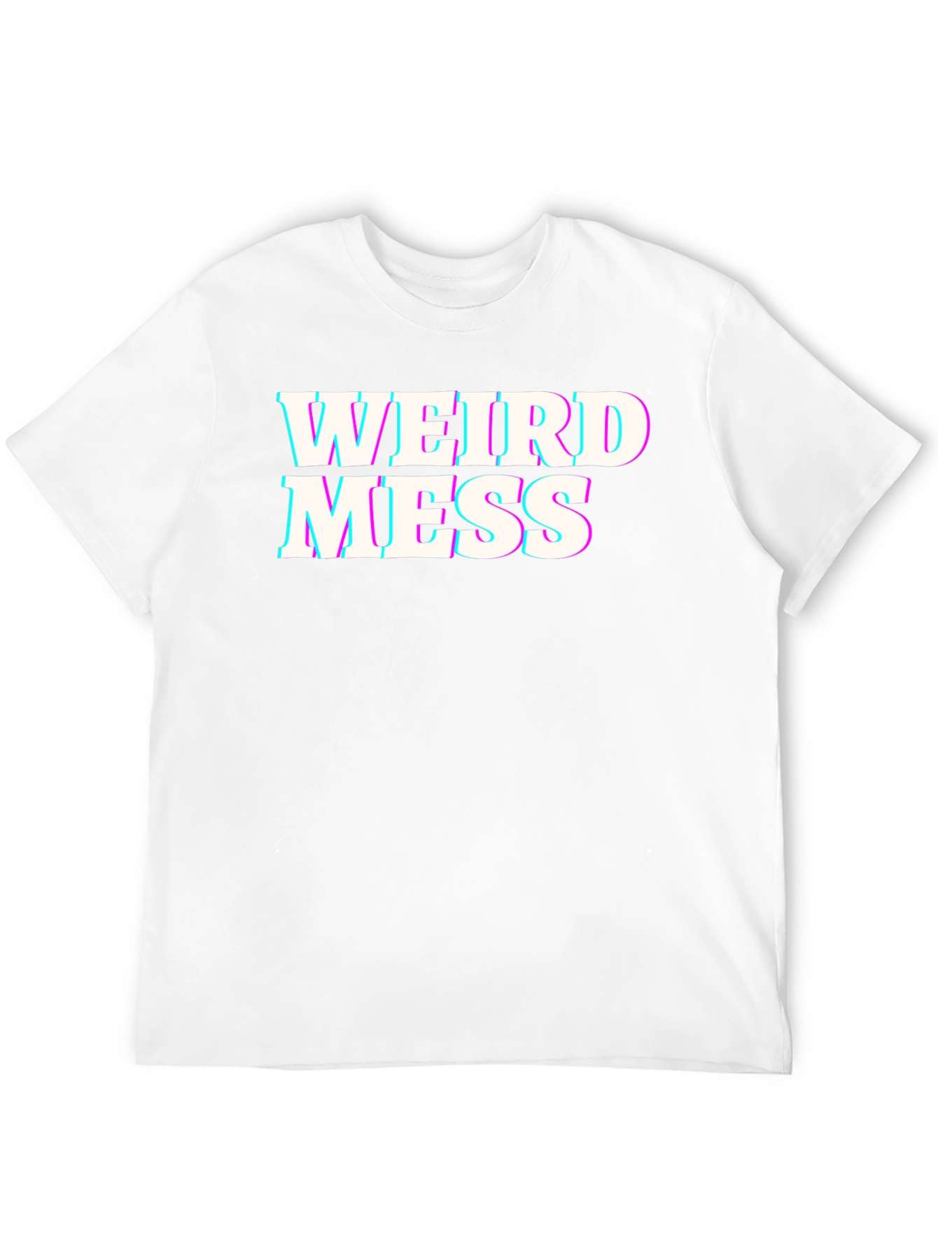 Black Weird Mess Graphic T-Shirt - Black view 12