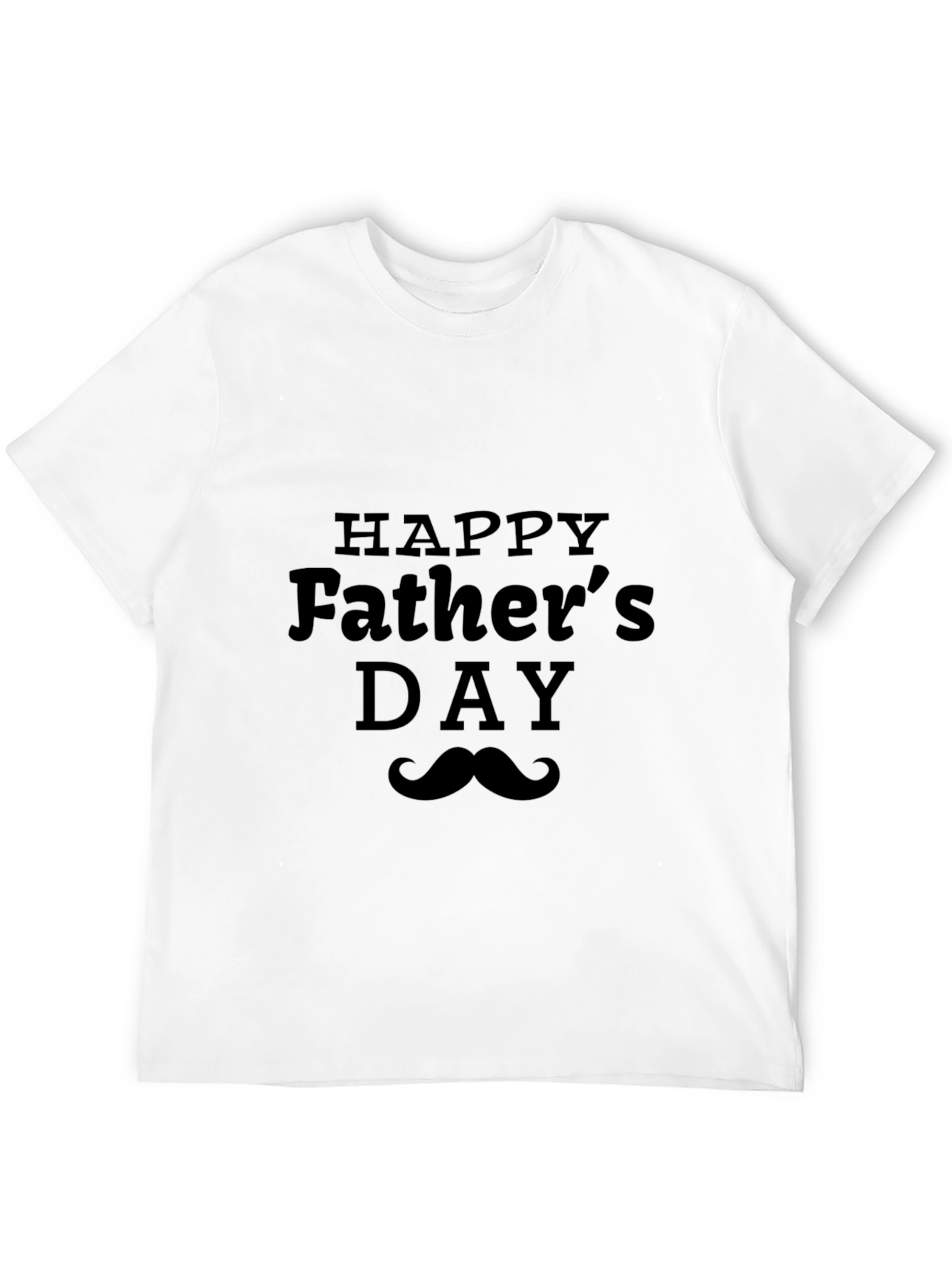 Black Happy Father's Day Black Graphic T-Shirt view 12