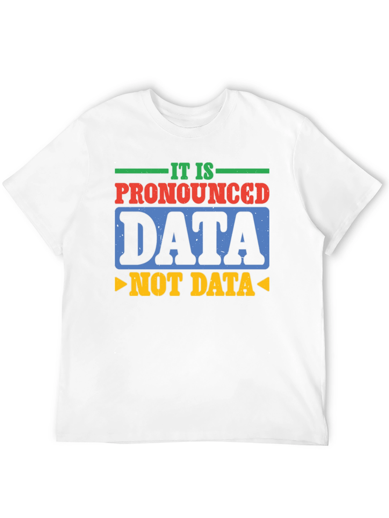 Black Pronounced Data T-Shirt: Funny Tech Humor view 12