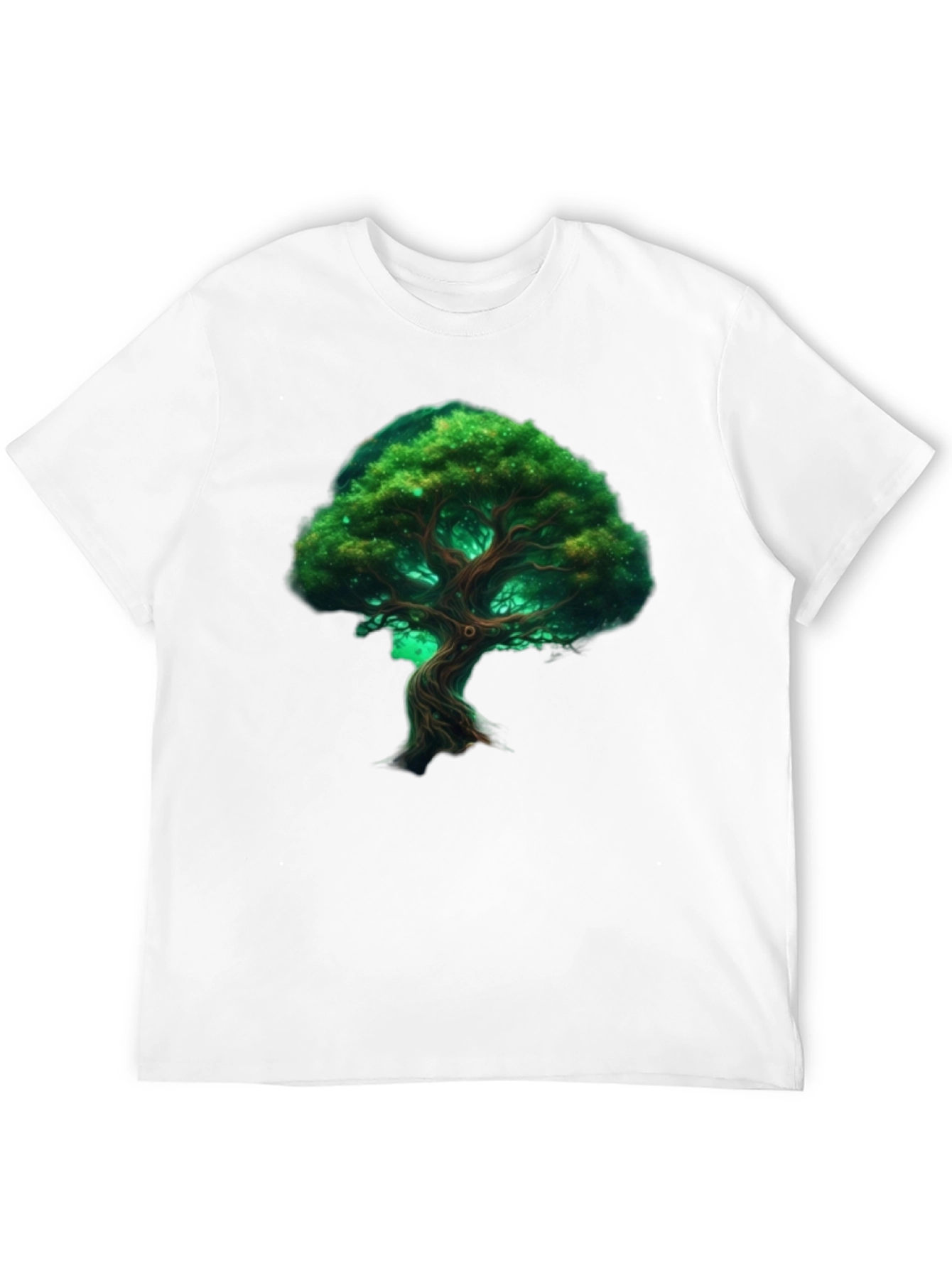 Black Mystic Tree Graphic Tee view 12
