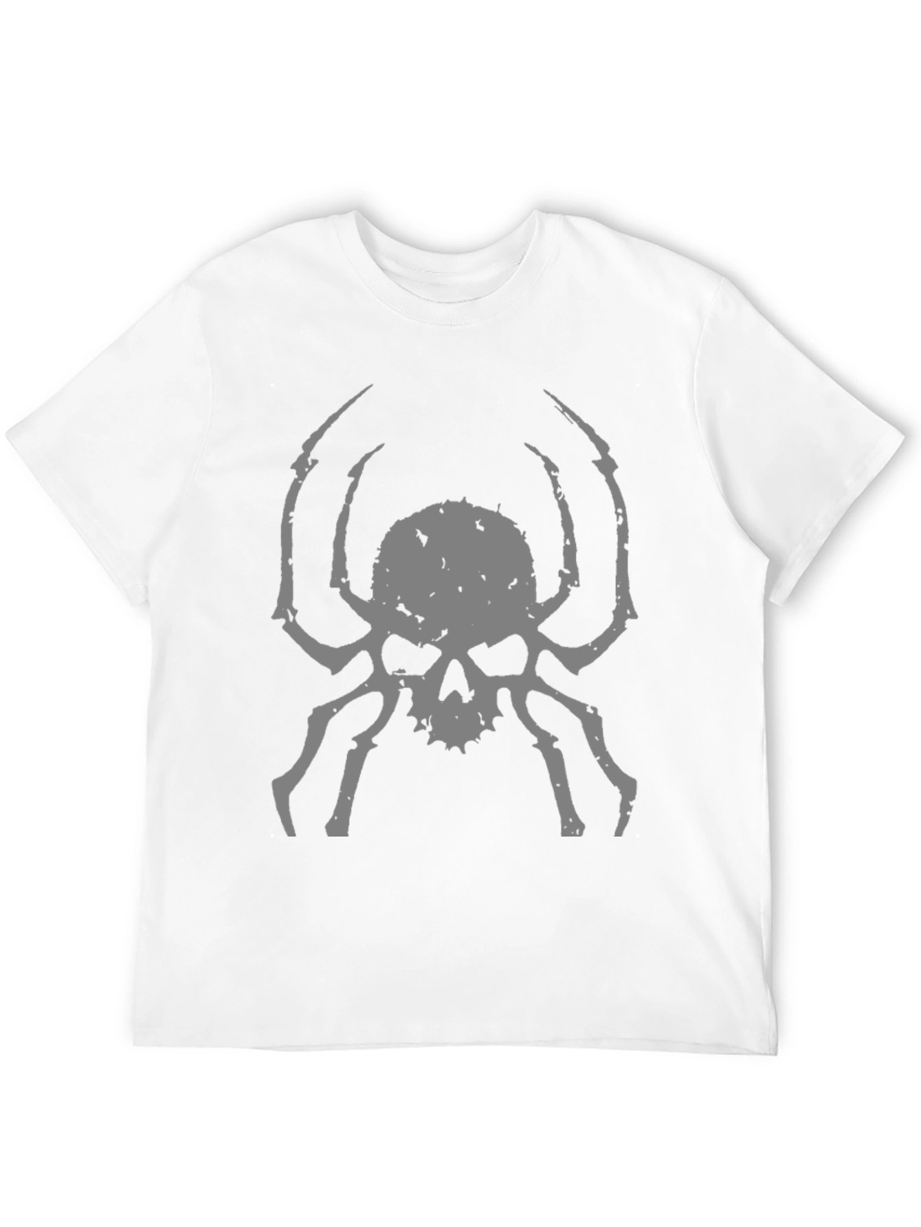 Black Skull Spider Graphic Tee - Men's Black T-Shirt view 12