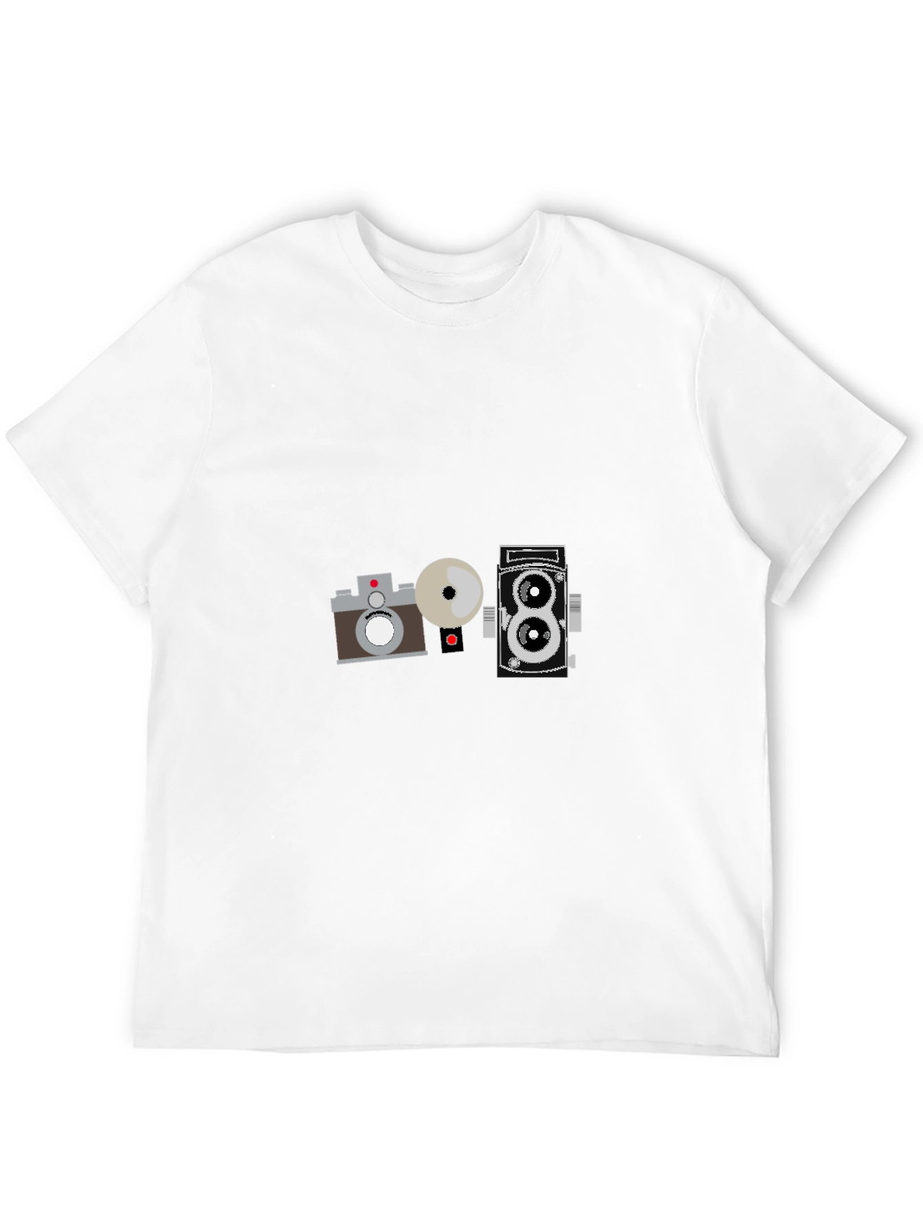 Black Vintage Camera Graphic Tee - Classic Style view 12