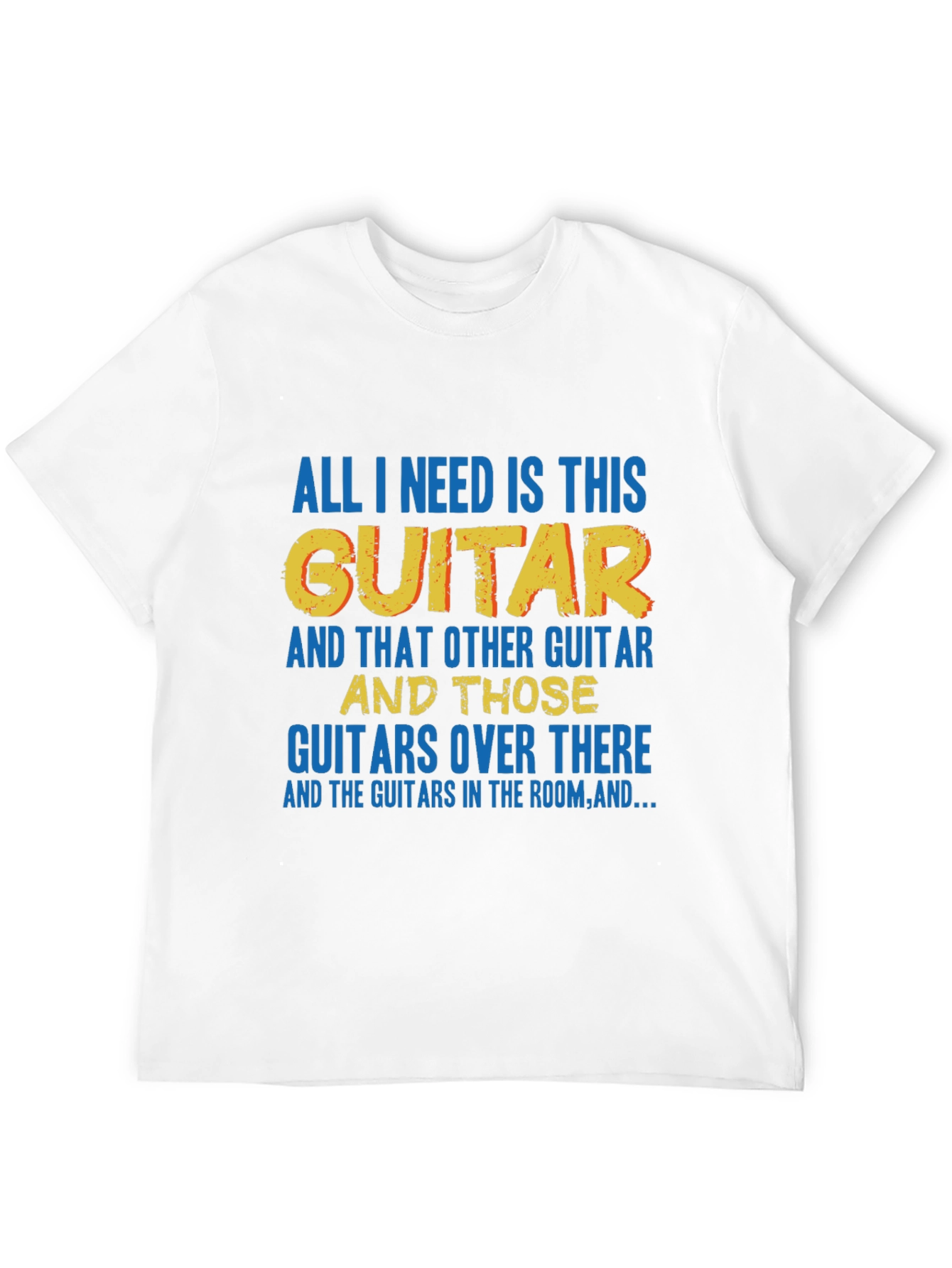 Black Guitar Lover T-Shirt view 12