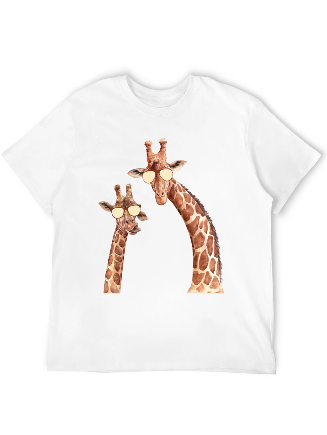 Black Giraffe Sunglasses T-Shirt - Funny Animal Tee view 12