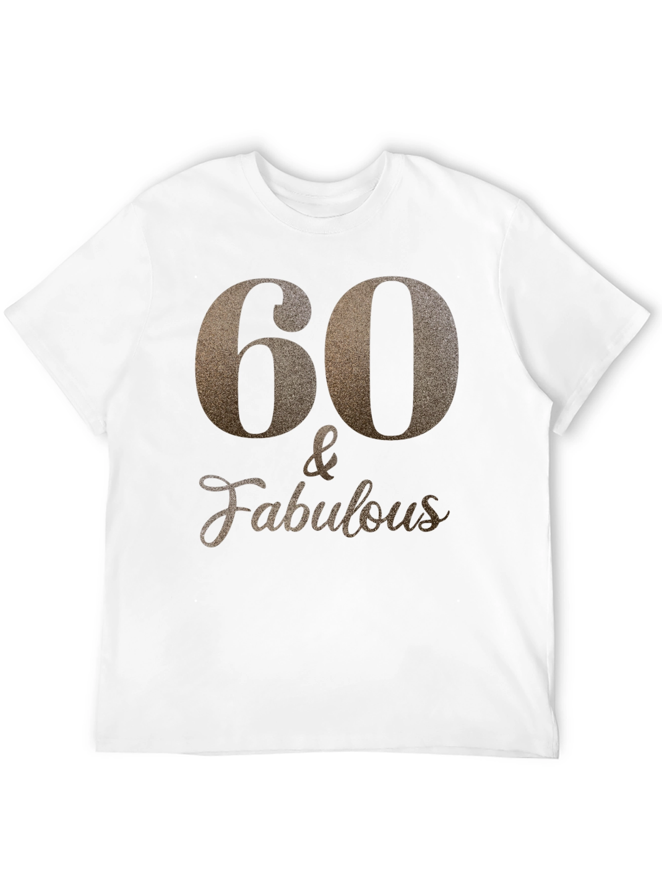 Black 60 & Fabulous Black T-Shirt view 12
