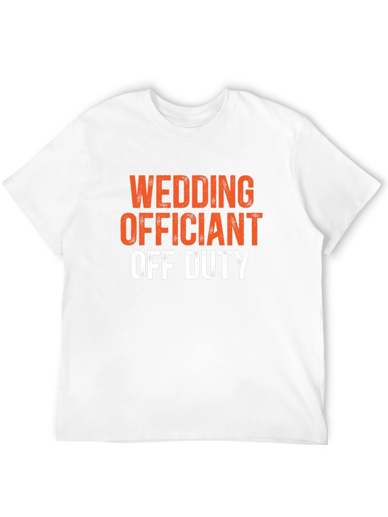 Black Wedding Officiant Off Duty Black Graphic T-Shirt view 12