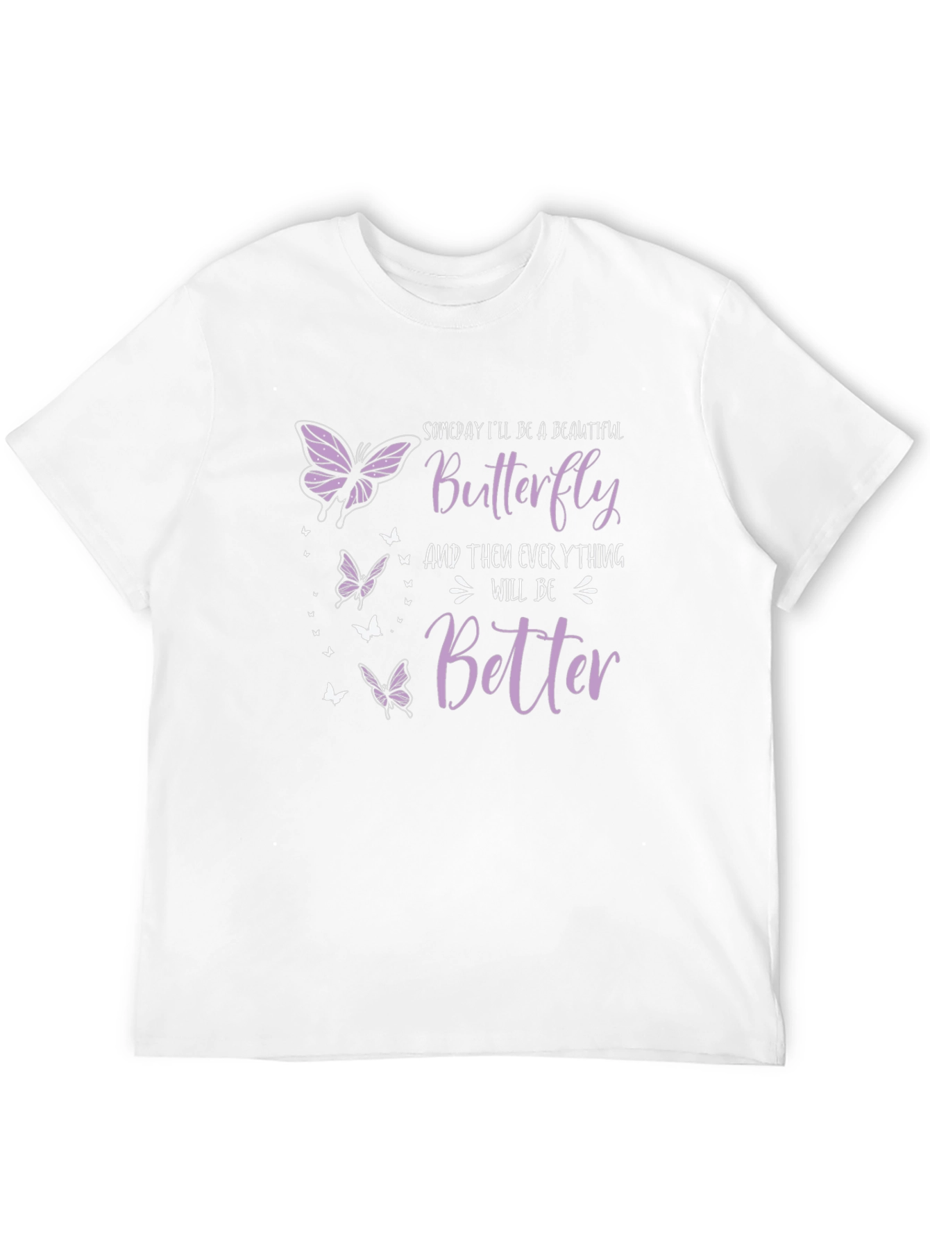 Black Butterfly T-Shirt: Someday I'll Be A Beautiful Butterfly view 12