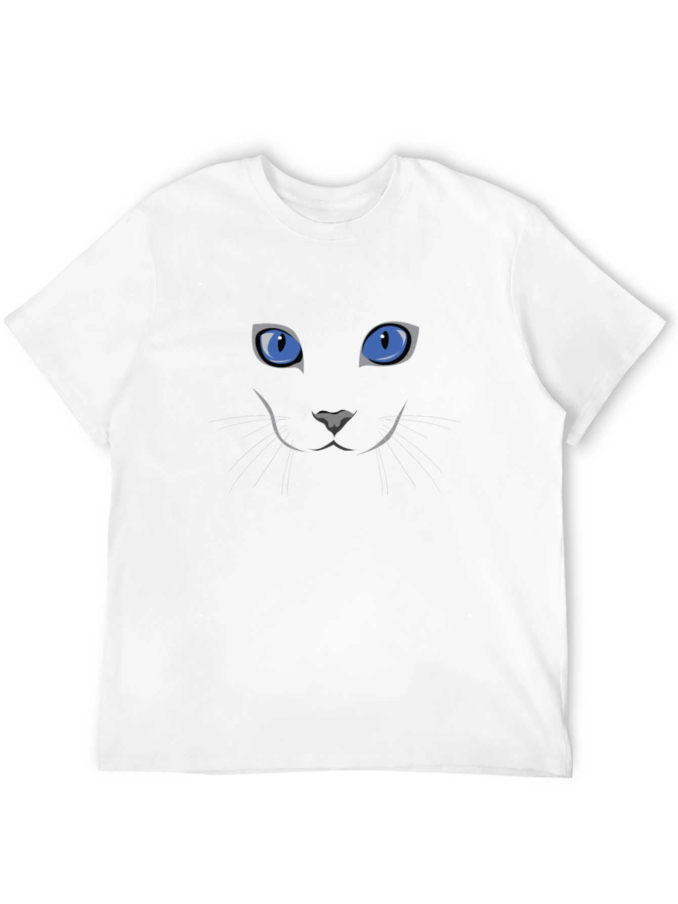 Black Black Cat Graphic Tee - Stylish Men's Crew Neck T-Shirt view 12