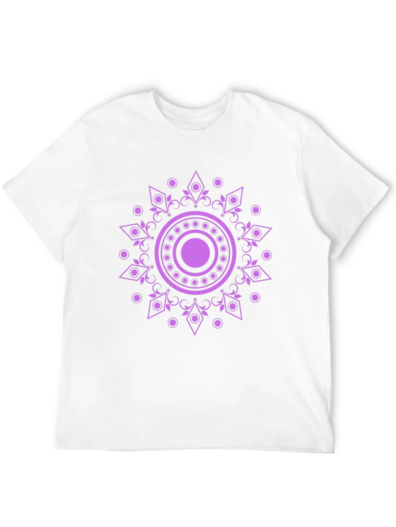 Black Ornamental Graphic Tee view 12