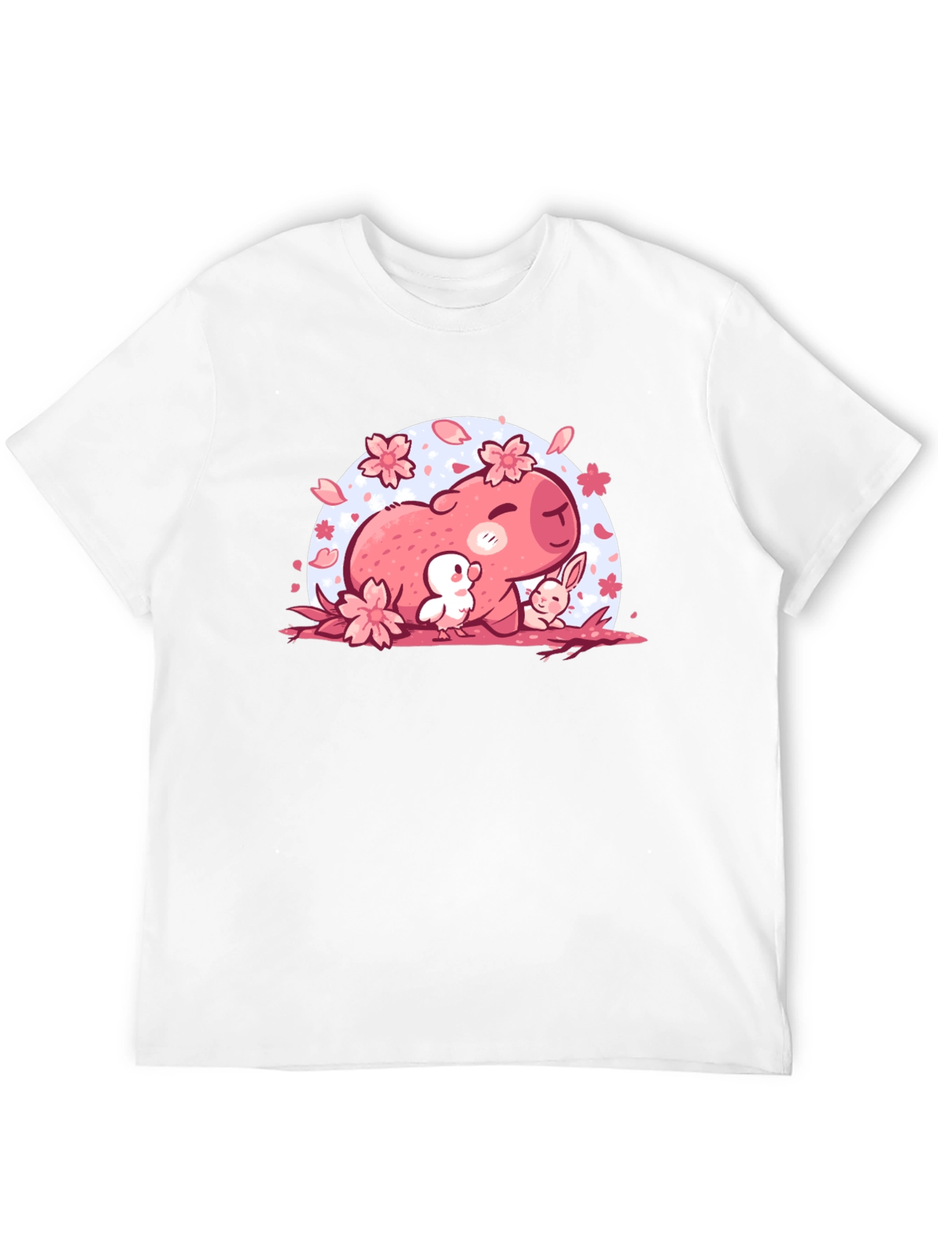 Black Cute Capybara & Friends Graphic Tee view 12