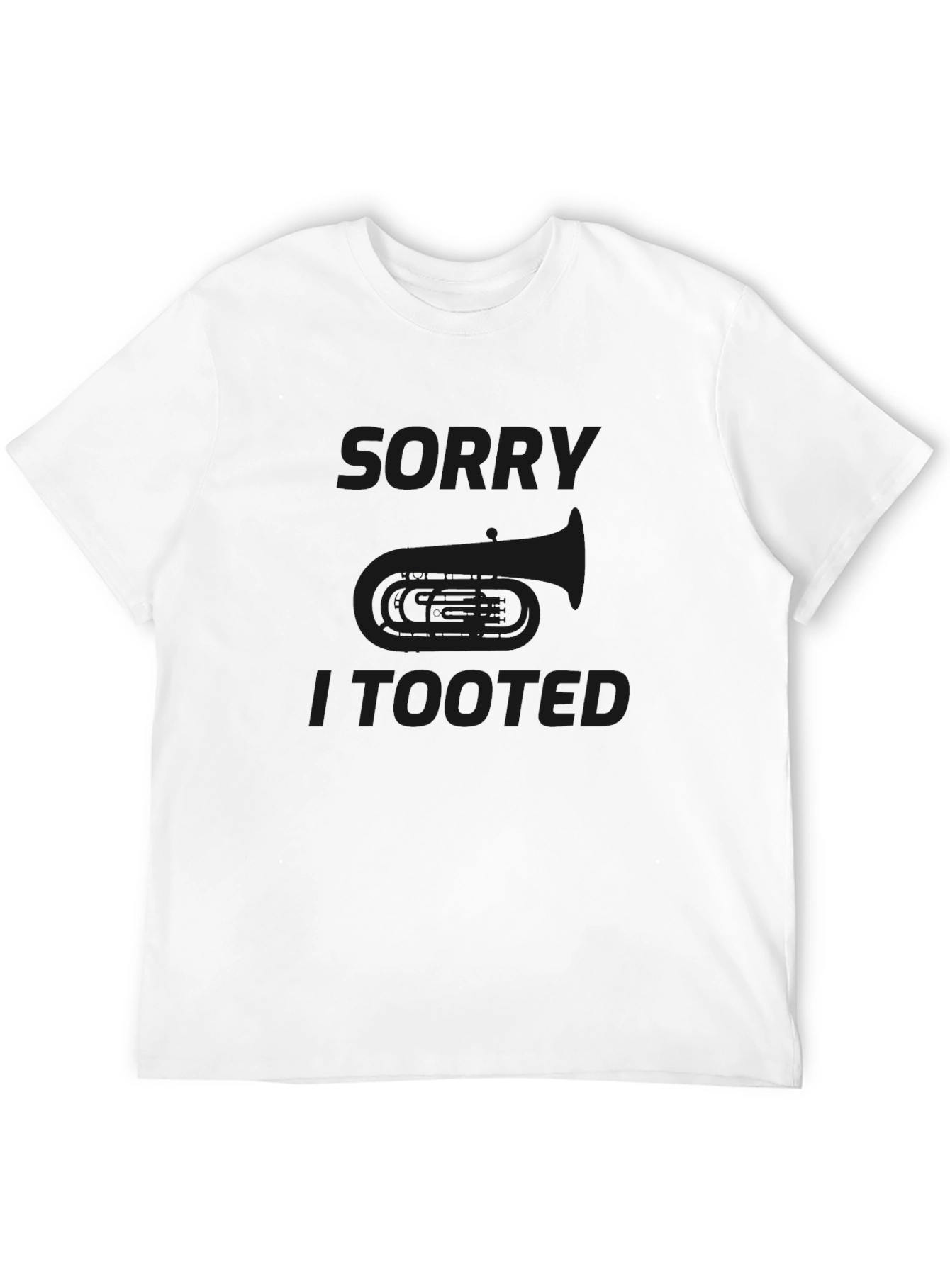 Black Sorry I Tooted Graphic T-Shirt view 12