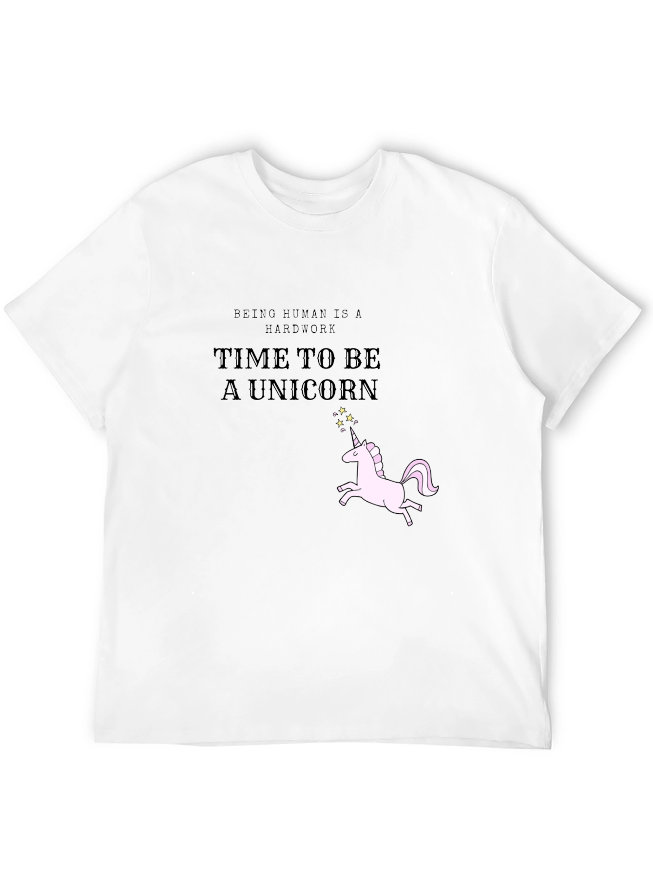 Black Unicorn Graphic Tee - Time to Be a Unicorn view 12