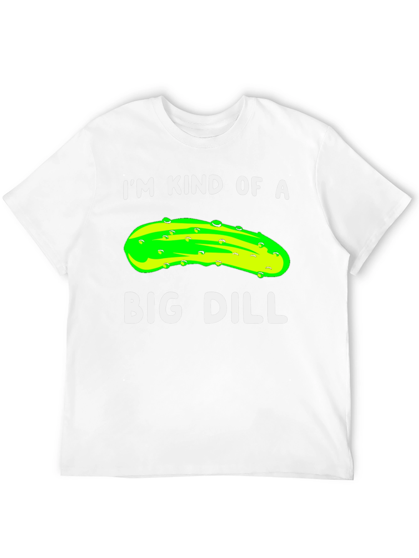 Black Big Dill T-Shirt Funny Pickle Pun Tee view 12