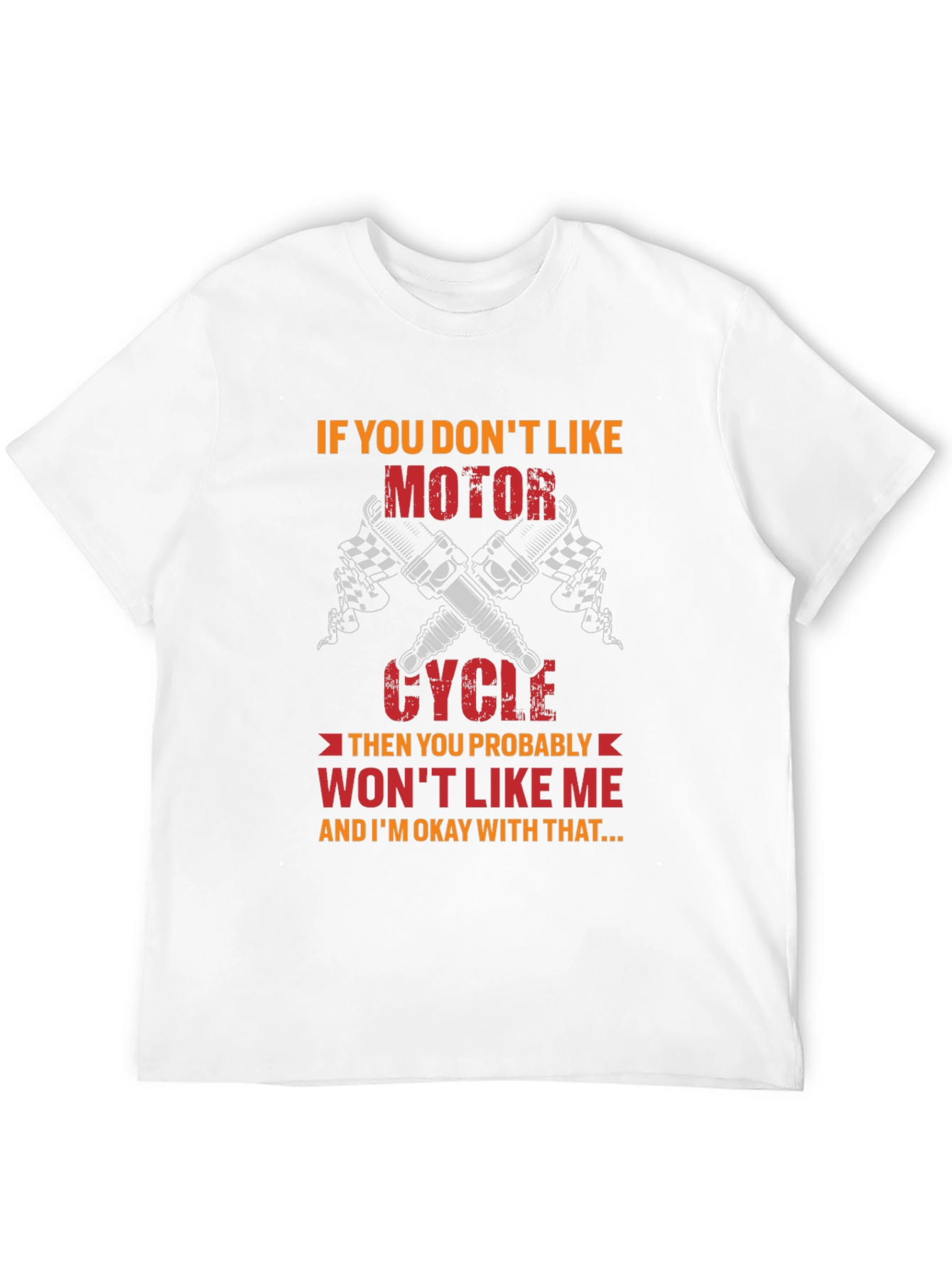 Black Motorcycle Lover Graphic T-Shirt view 12
