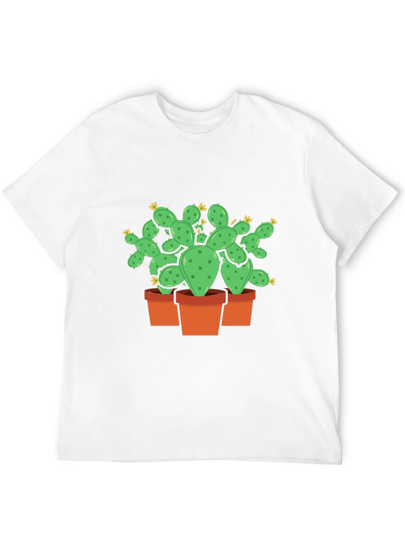 Black Cactus Plant Graphic T-Shirt - Trendy Desert Style view 12