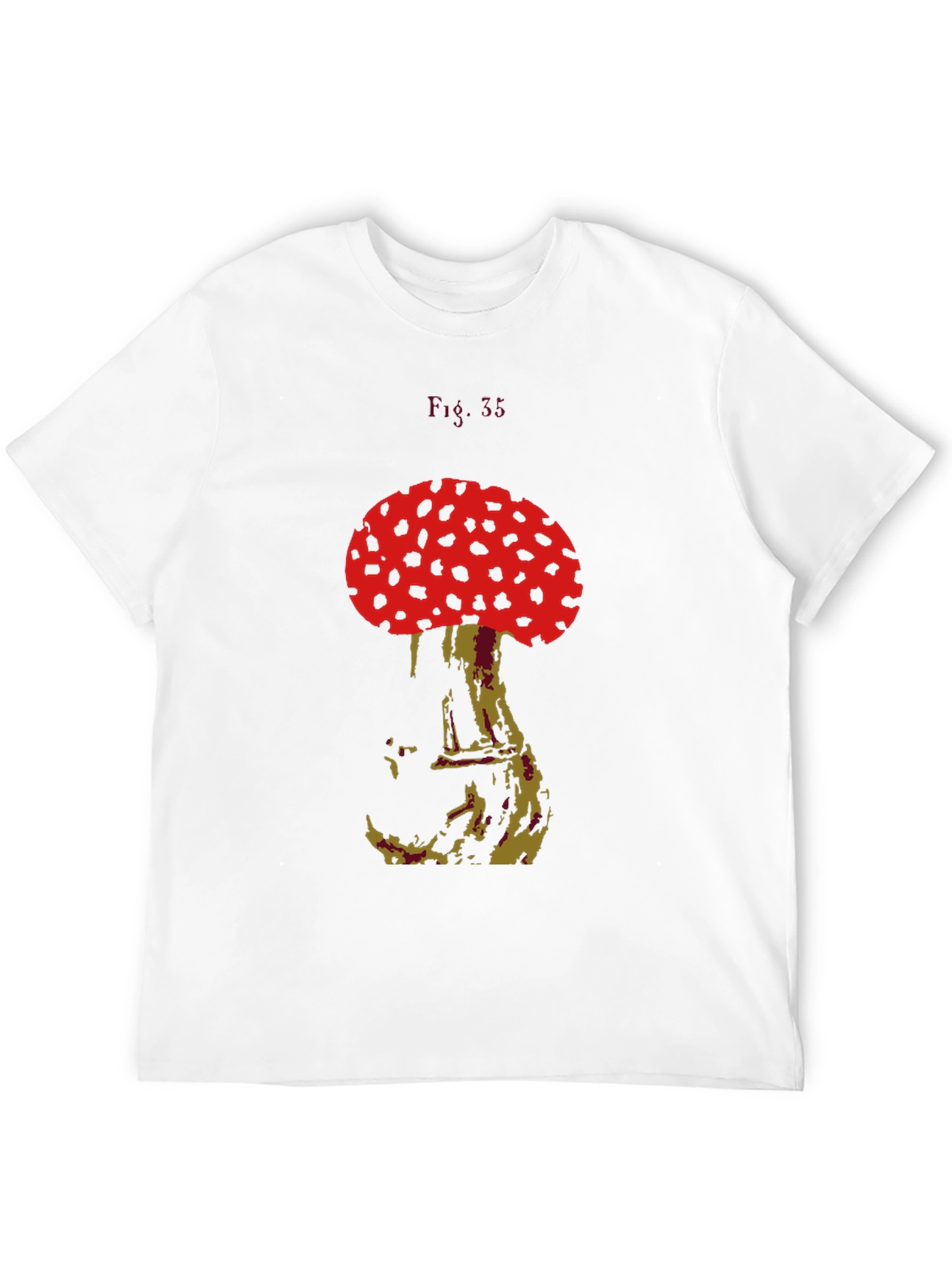 Black Mushroom Graphic Tee - Unique Design view 12