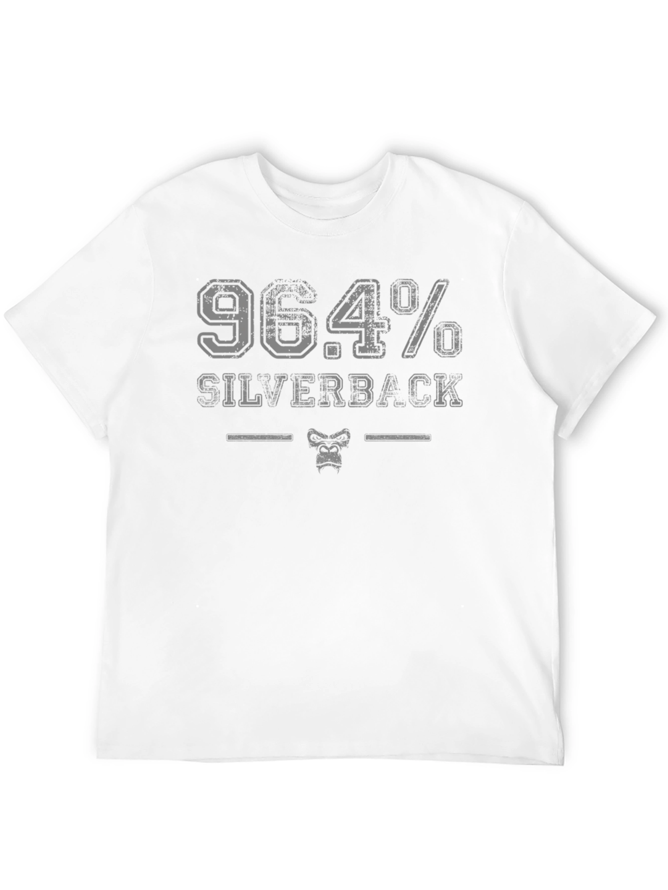 Black 96.4% Silverback Gorilla Graphic Tee view 12