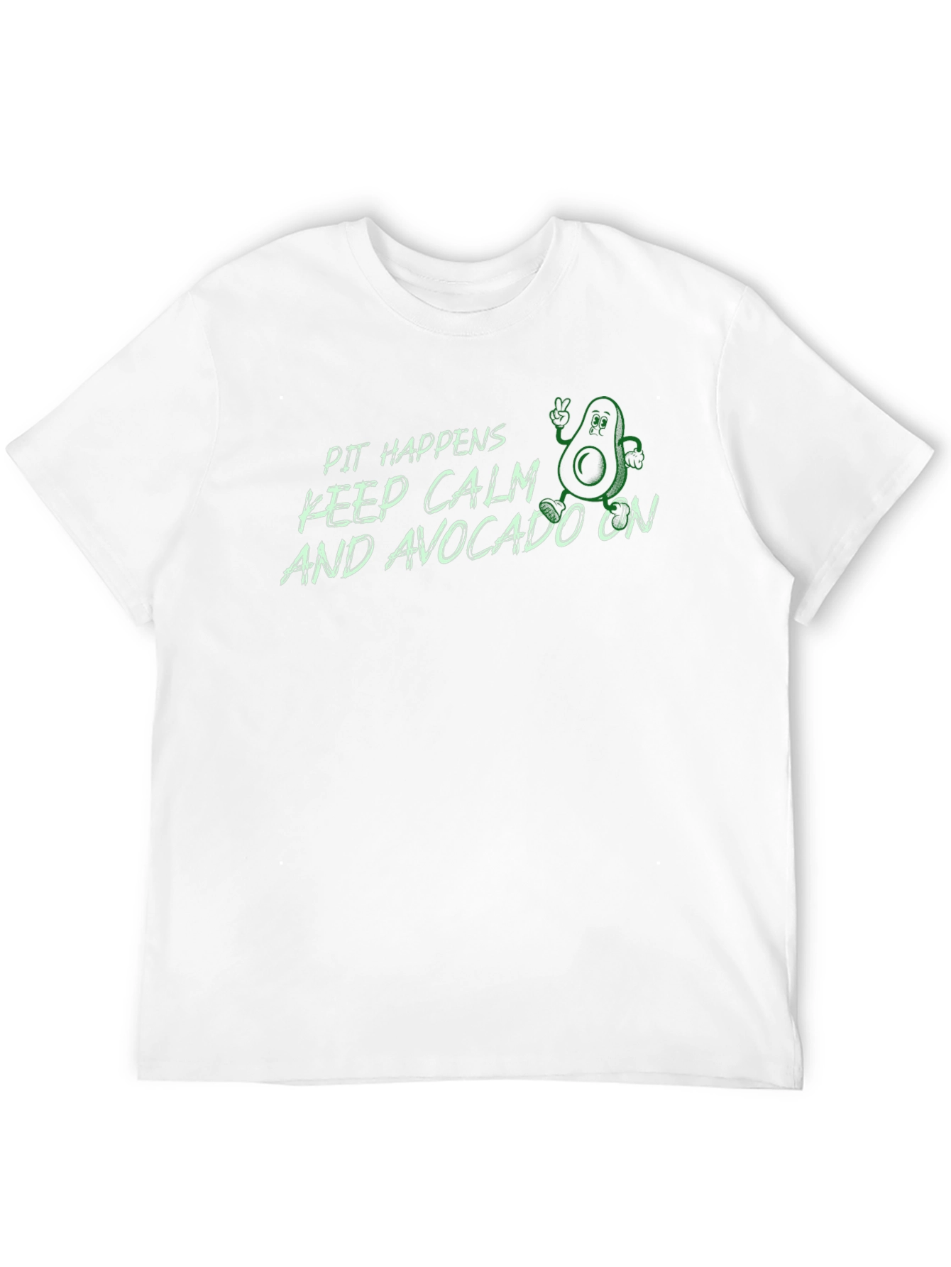 Black Pit Happens Avocado T-Shirt Funny Humor Tee view 12