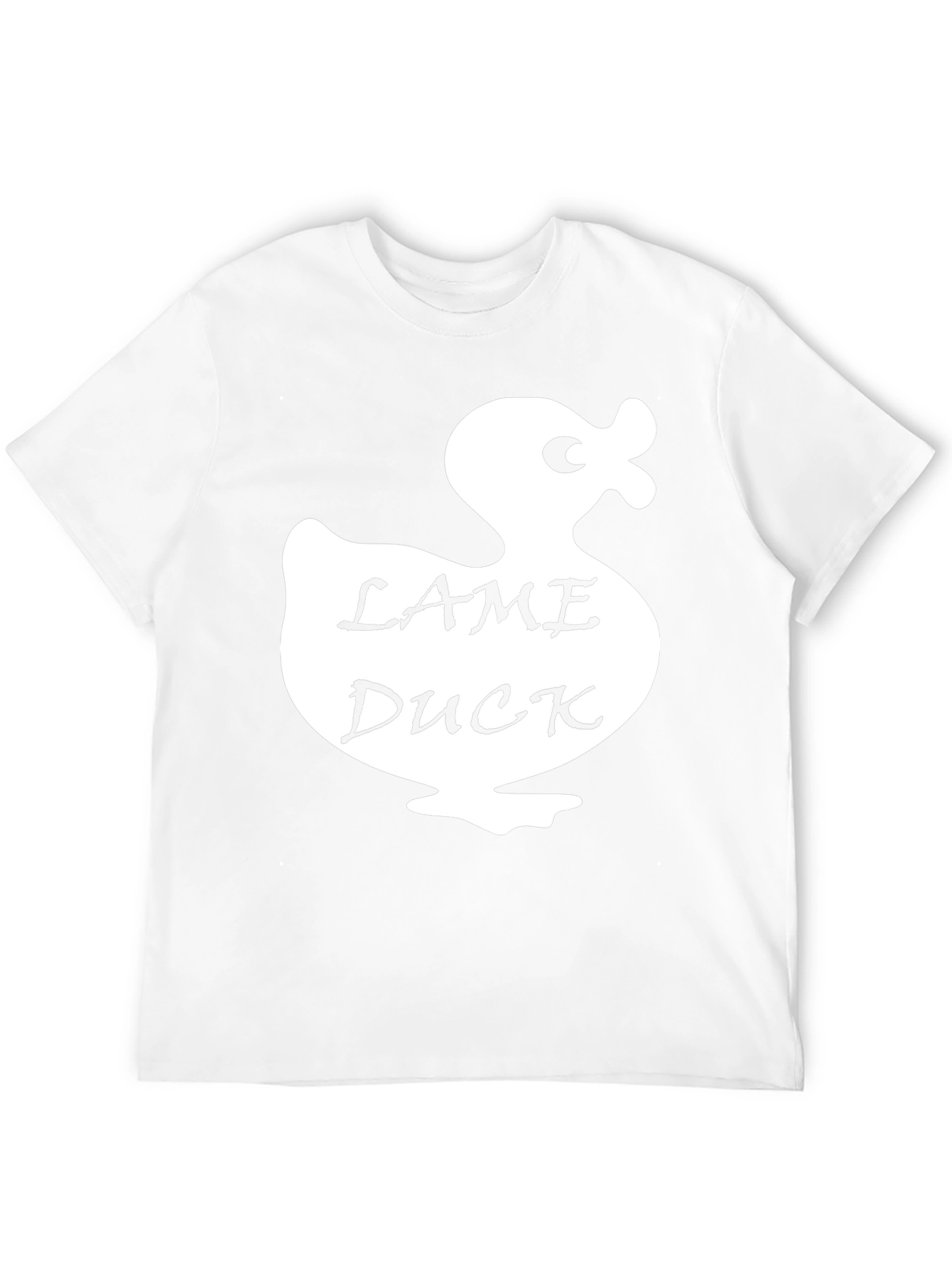 Black Lame Duck Graphic T-Shirt - Novelty Tee view 12