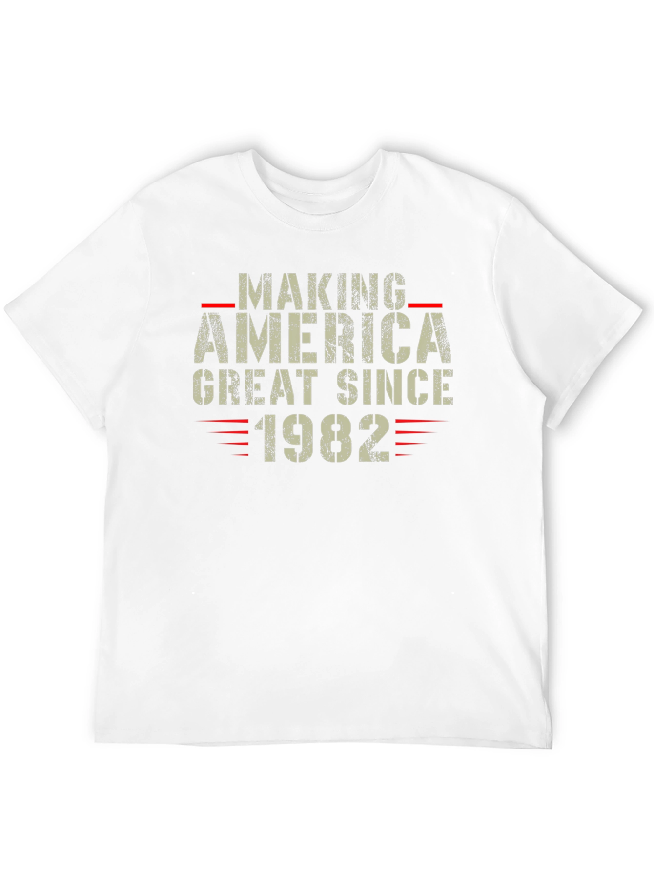 Black Making America Great Since 1982 Black T-Shirt view 12