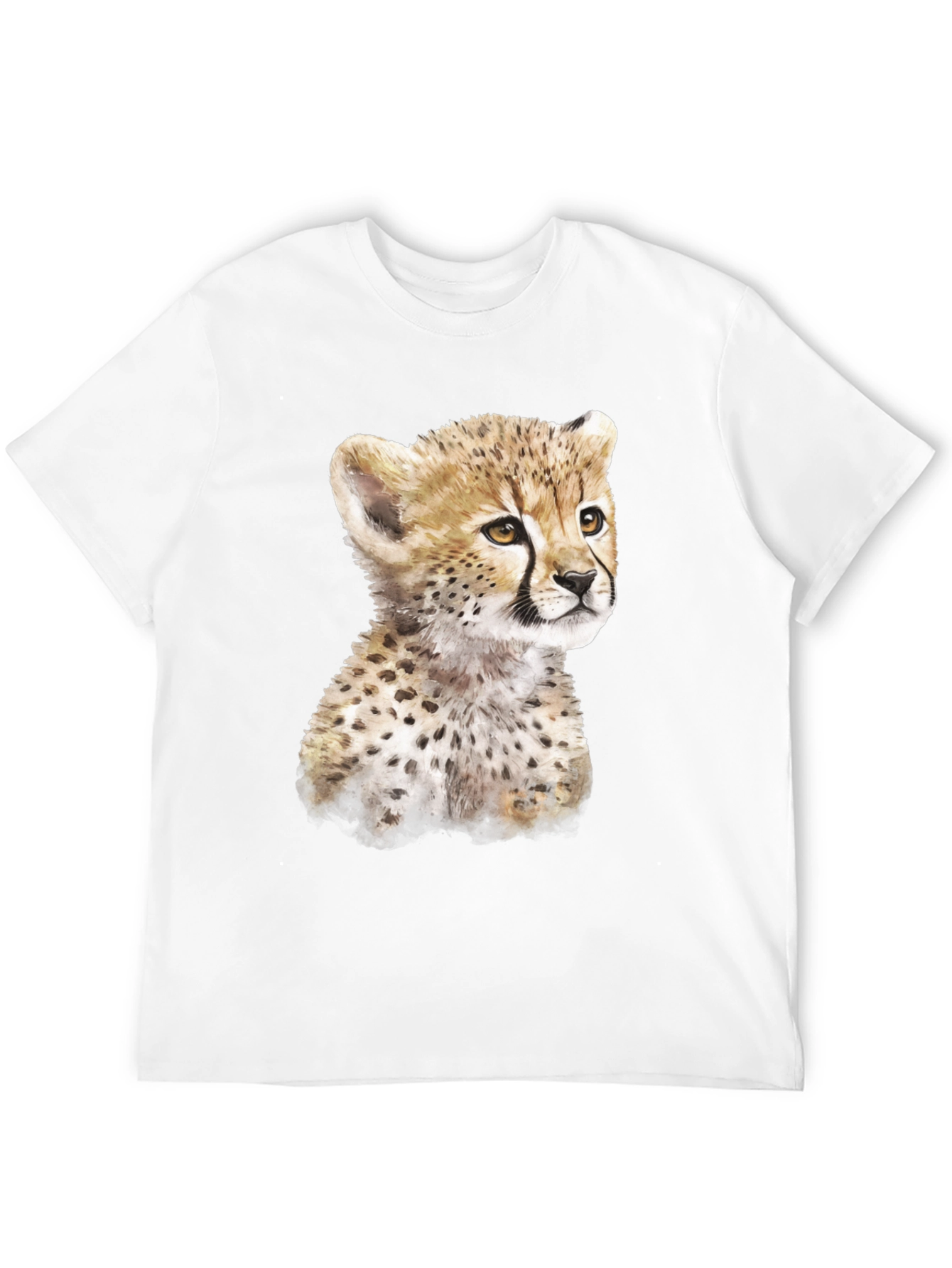 Black Cheetah Cub T-Shirt - Black view 12