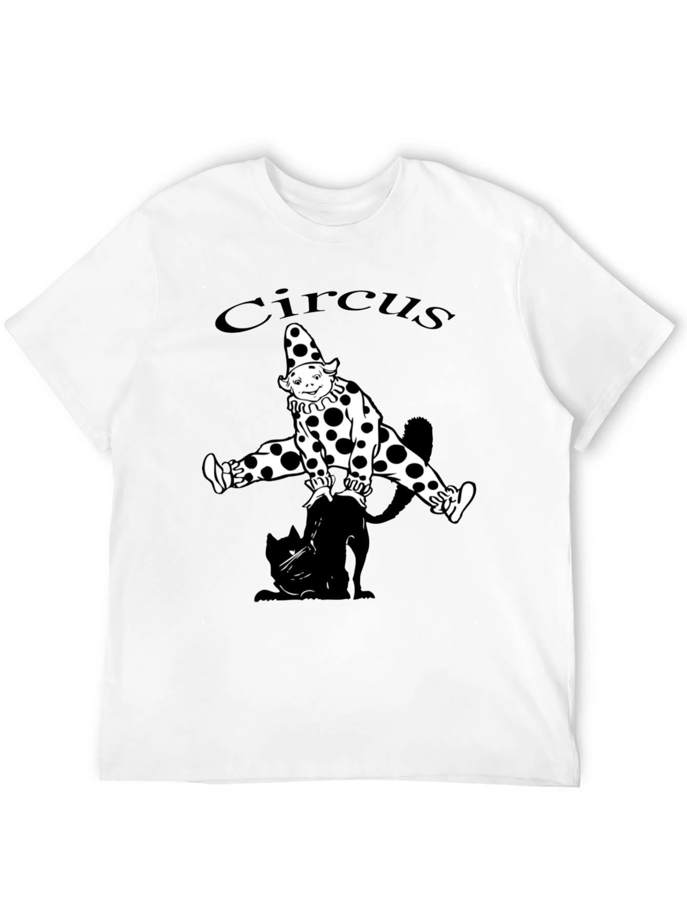 Black Circus Clown Black T-Shirt view 12