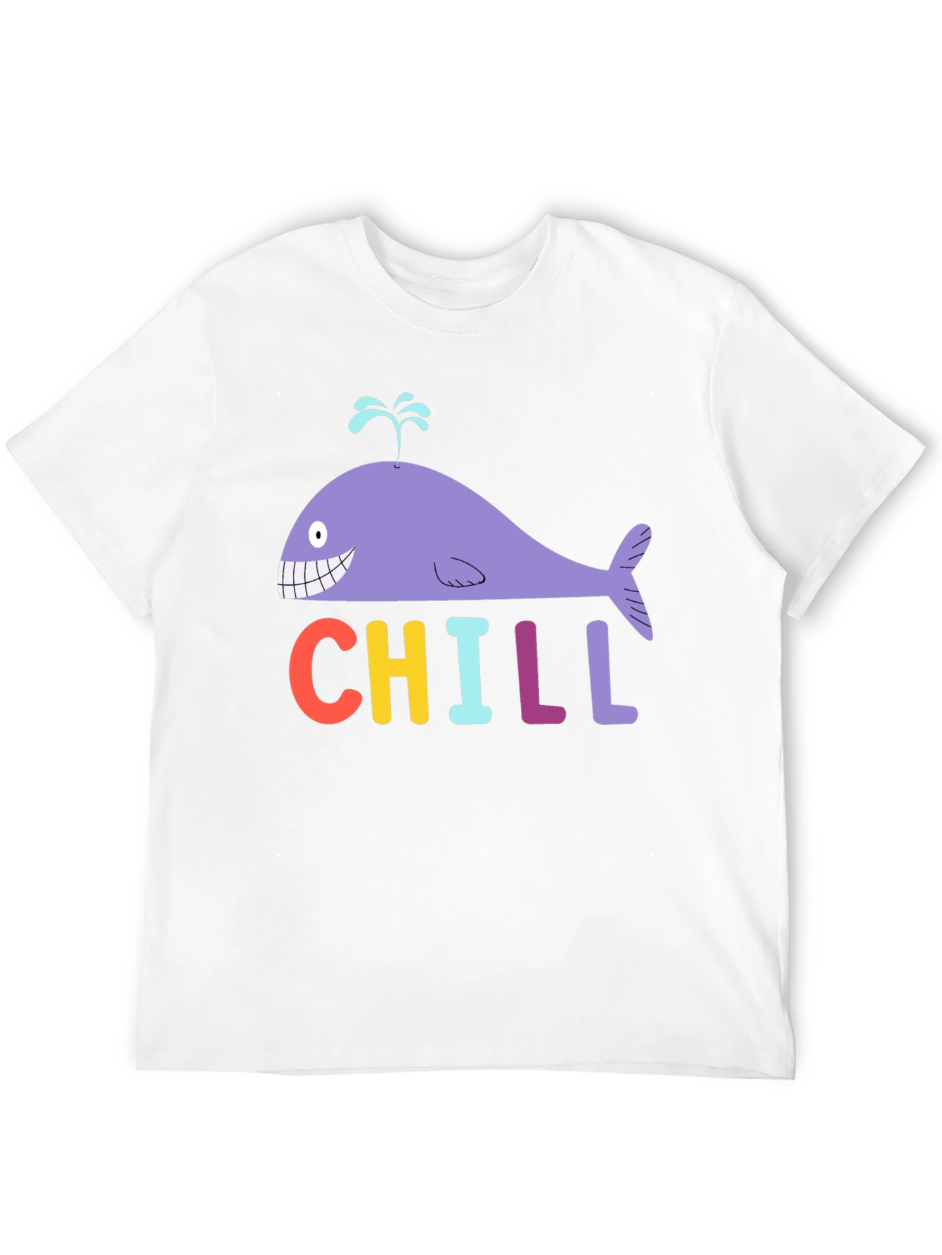 Black Chill Whale Graphic Tee - Unisex view 12