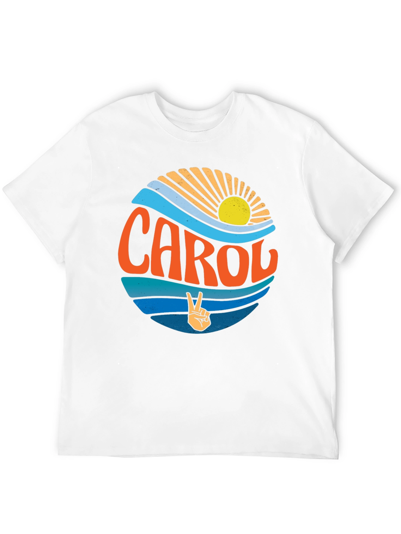 Black Carol Peace Sign Graphic Tee view 12