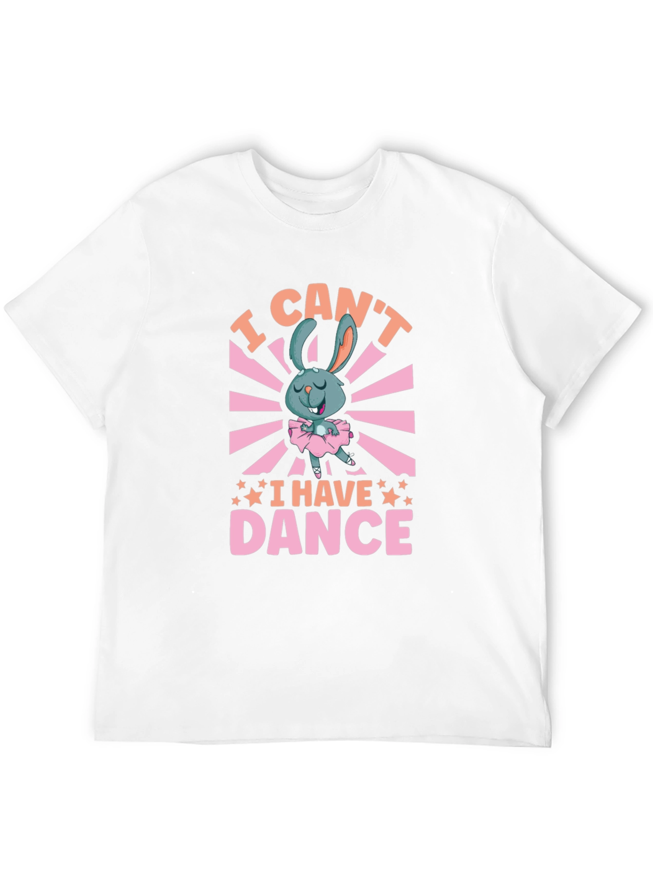 Black I Can't I Have Dance Graphic Tee - Unisex view 12