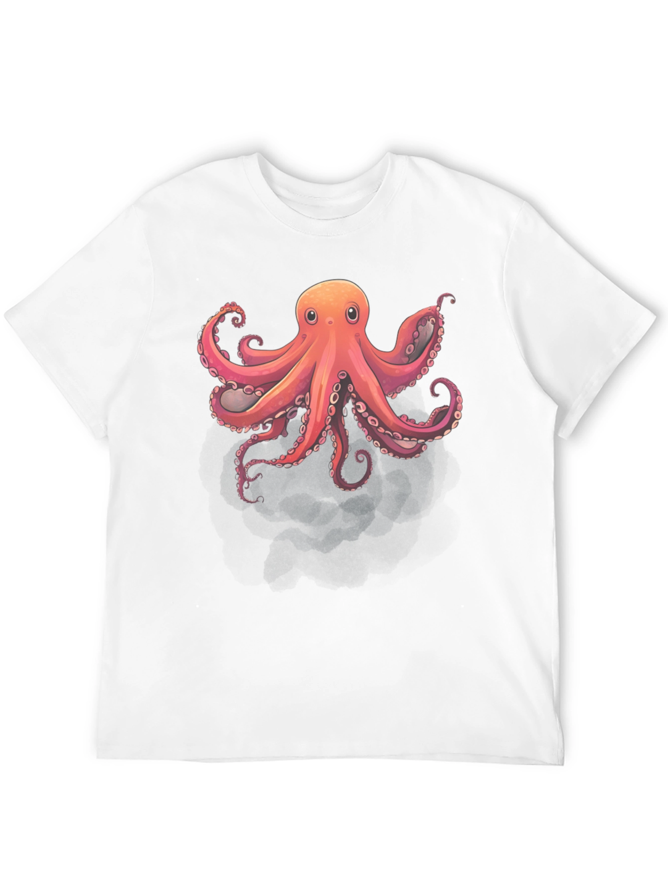 Black Octopus Graphic Tee - Black Cotton Blend view 12