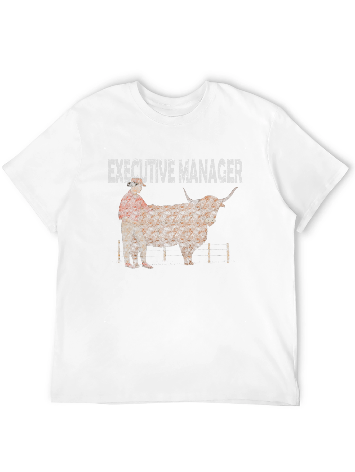 Black Executive Manager Bull T-Shirt view 12