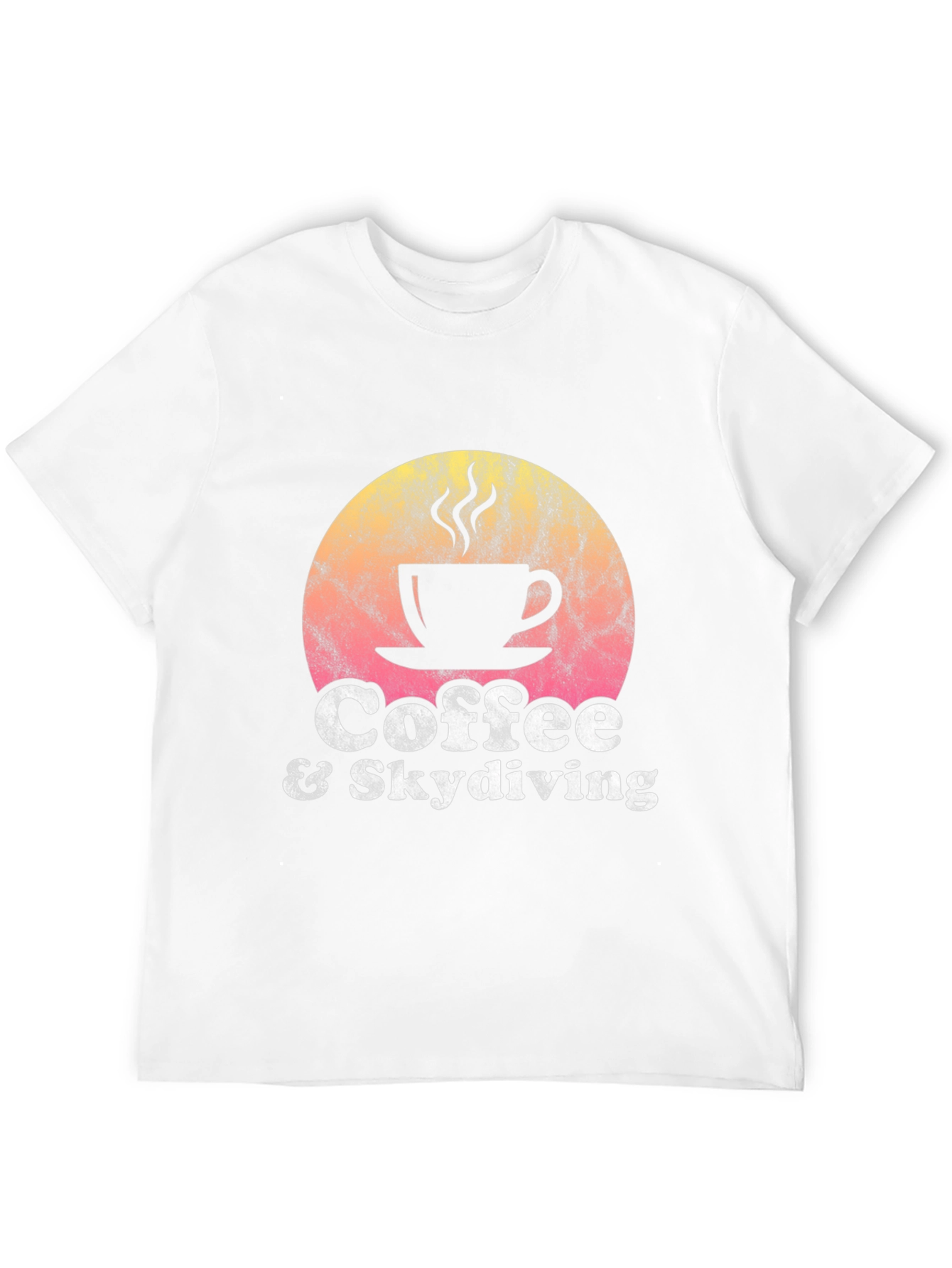 Black Coffee & Skydiving Graphic T-Shirt view 12