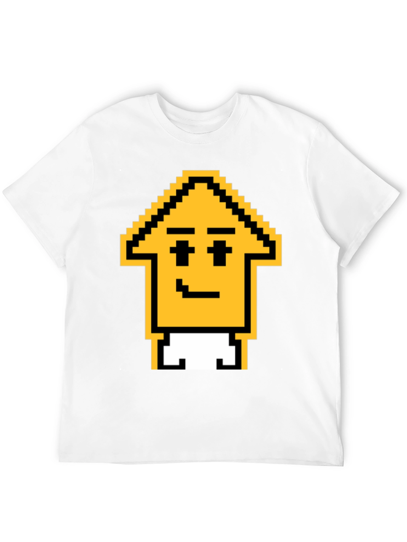 Black Pixel Arrow Head Graphic T-Shirt - Black view 12