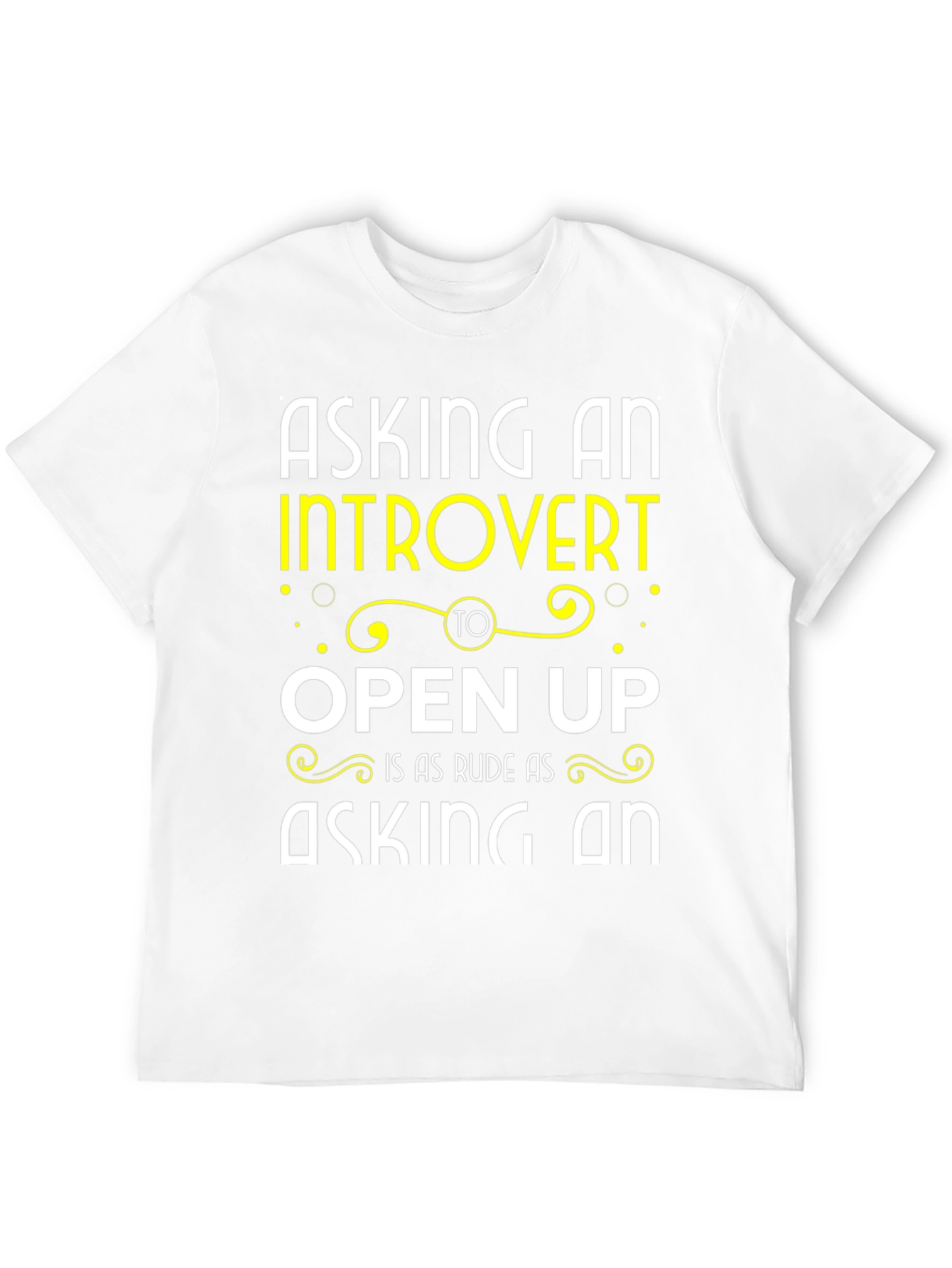 Black Introvert Humor T-Shirt: Funny Sarcastic Tee view 12