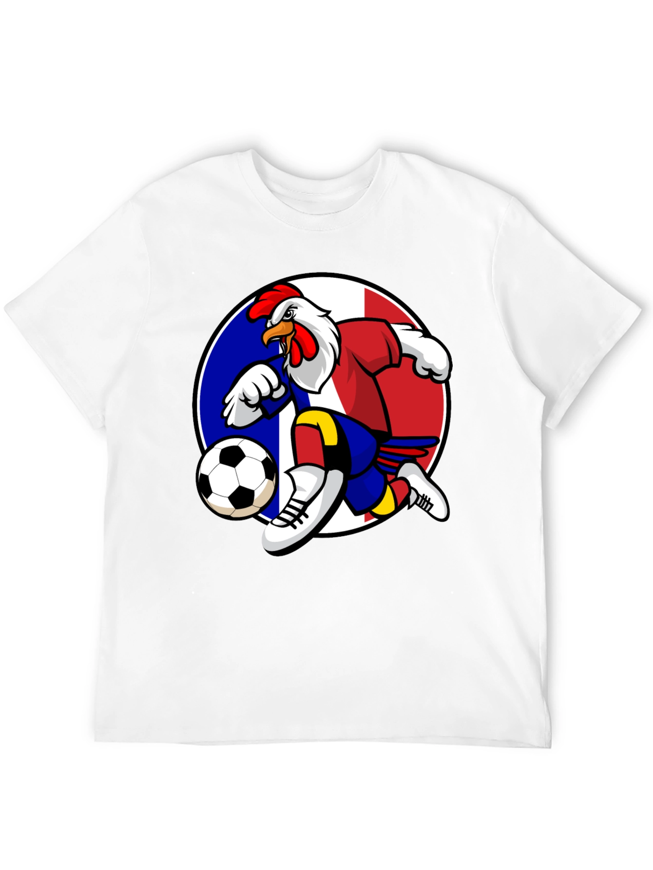 French Rooster Soccer T-Shirt - Black - 12