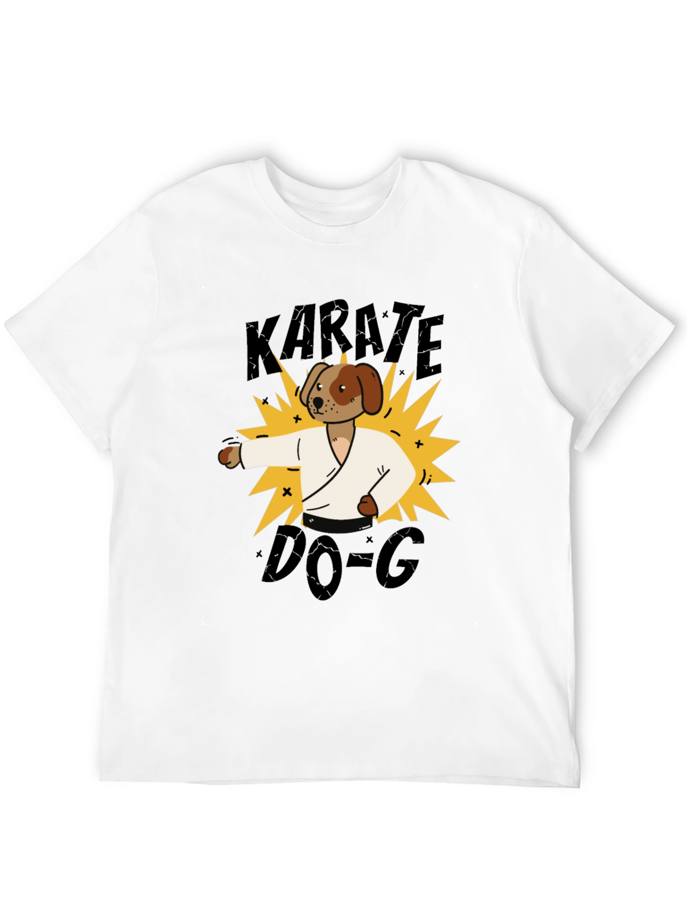 Black Karate Dog T-Shirt - Martial Arts Fun! view 12