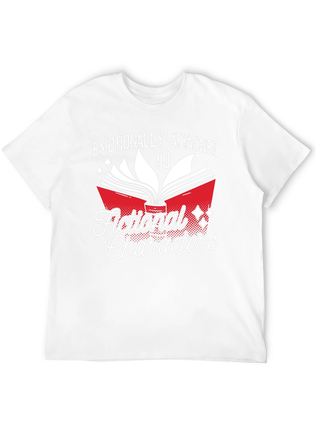 Black Emotionally Attached Fictional Characters T-Shirt view 12