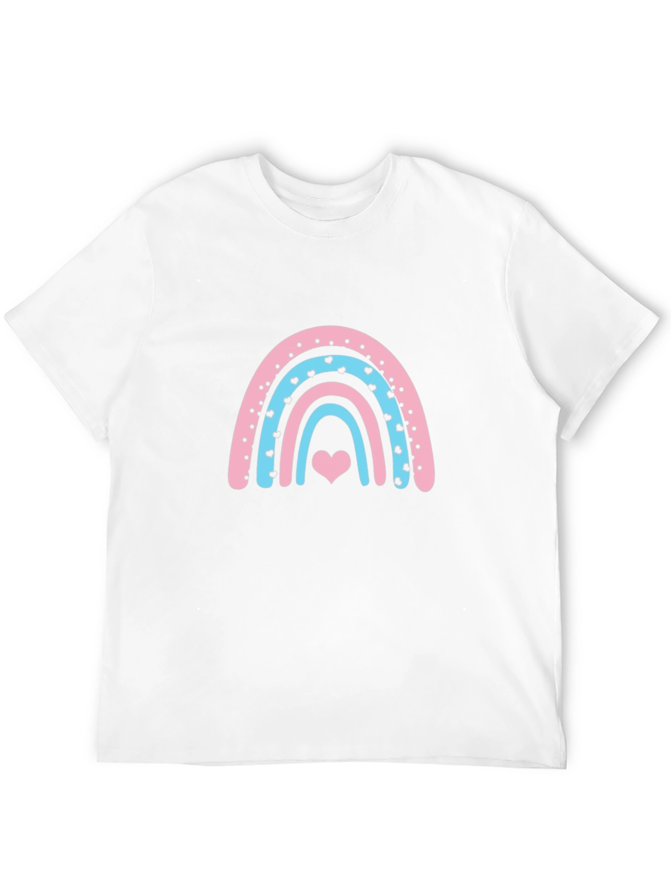 Black Rainbow Heart Graphic Tee - Black view 12