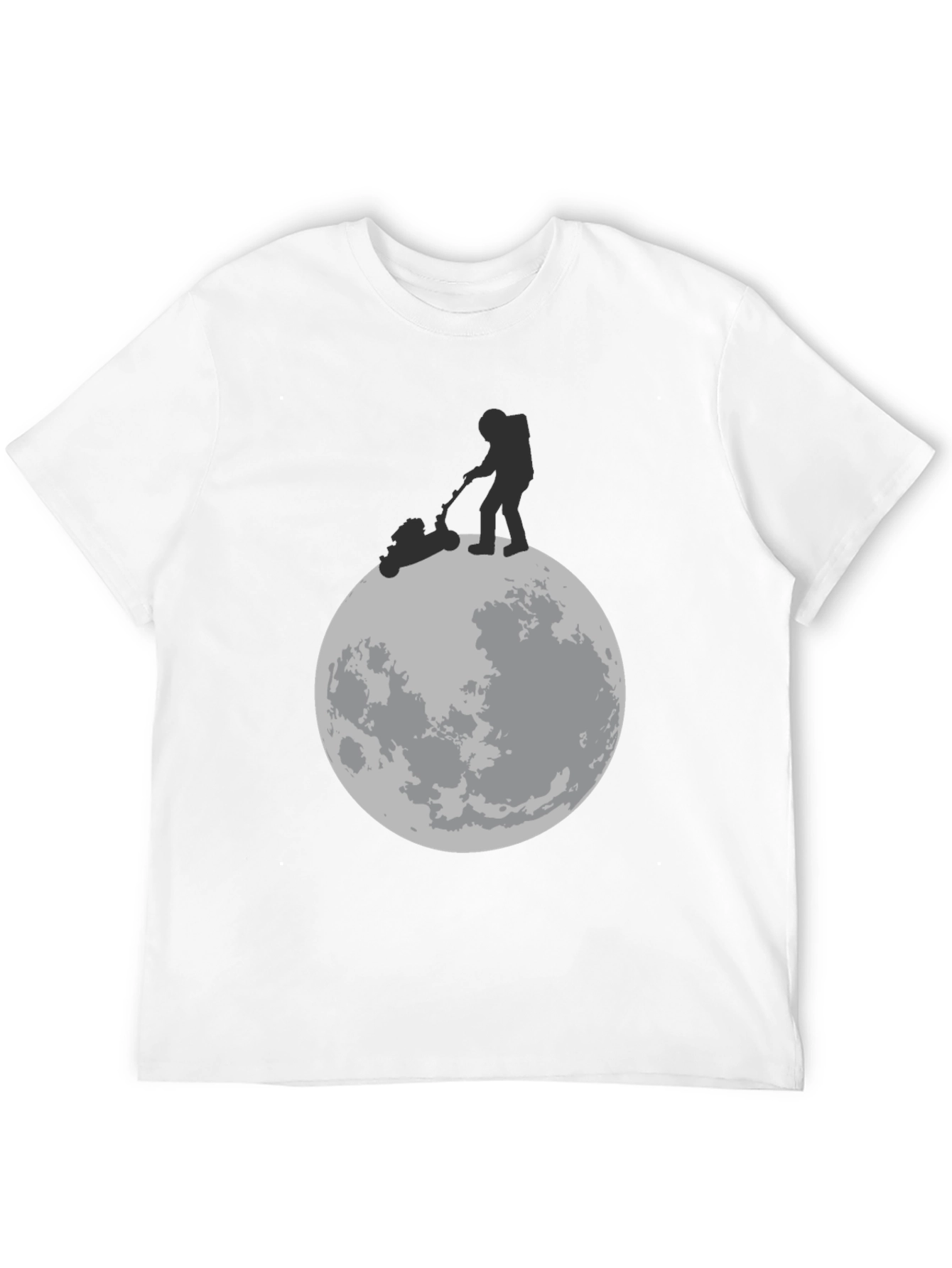 Black Moon Mowing Graphic T-Shirt view 12
