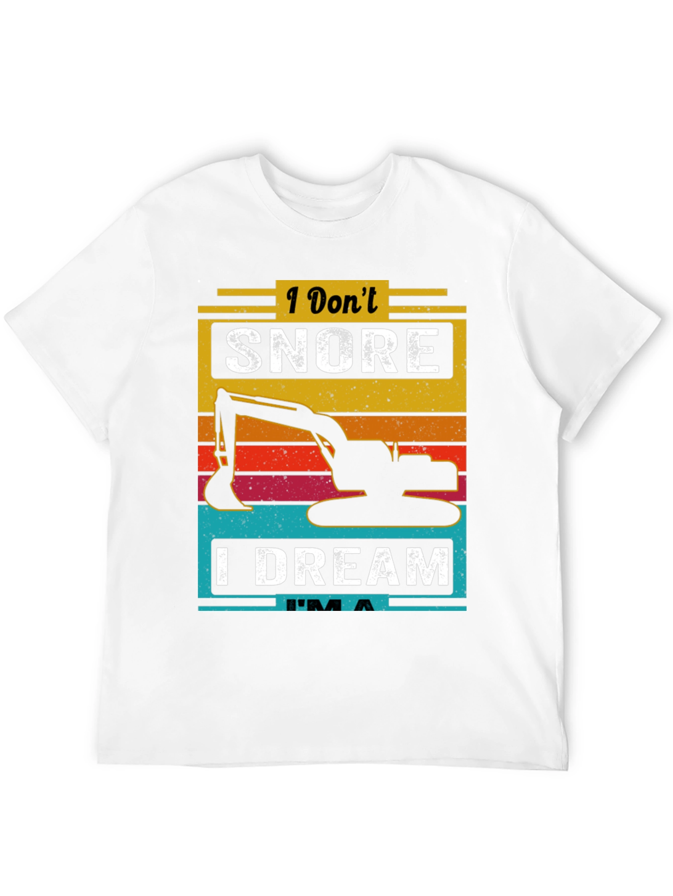 Black I Don't Snore I Dream I'm A T-Shirt  view 12