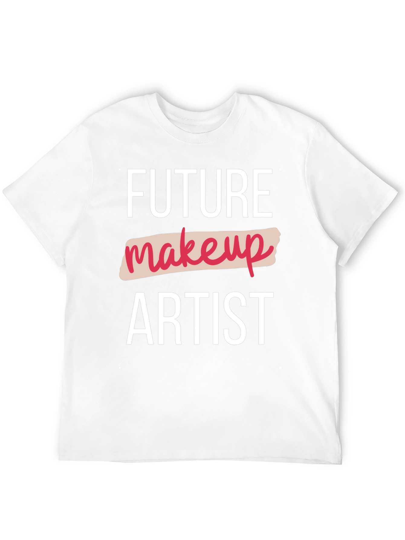 Black Future Makeup Artist Black T-Shirt view 12