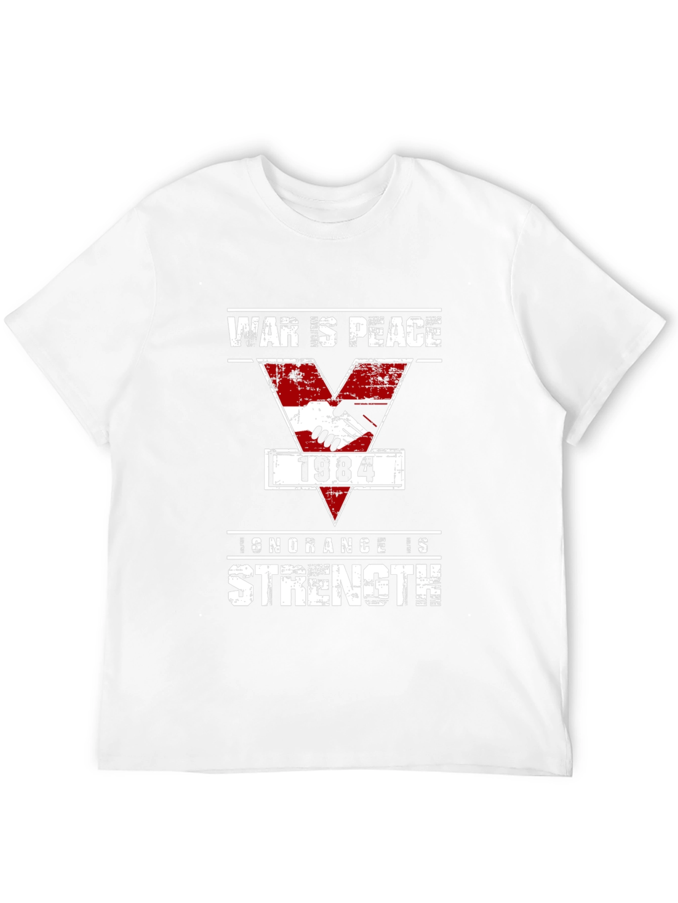 1984 Orwellian Slogan Tee - War is Peace, Strength is Ignorance - 12