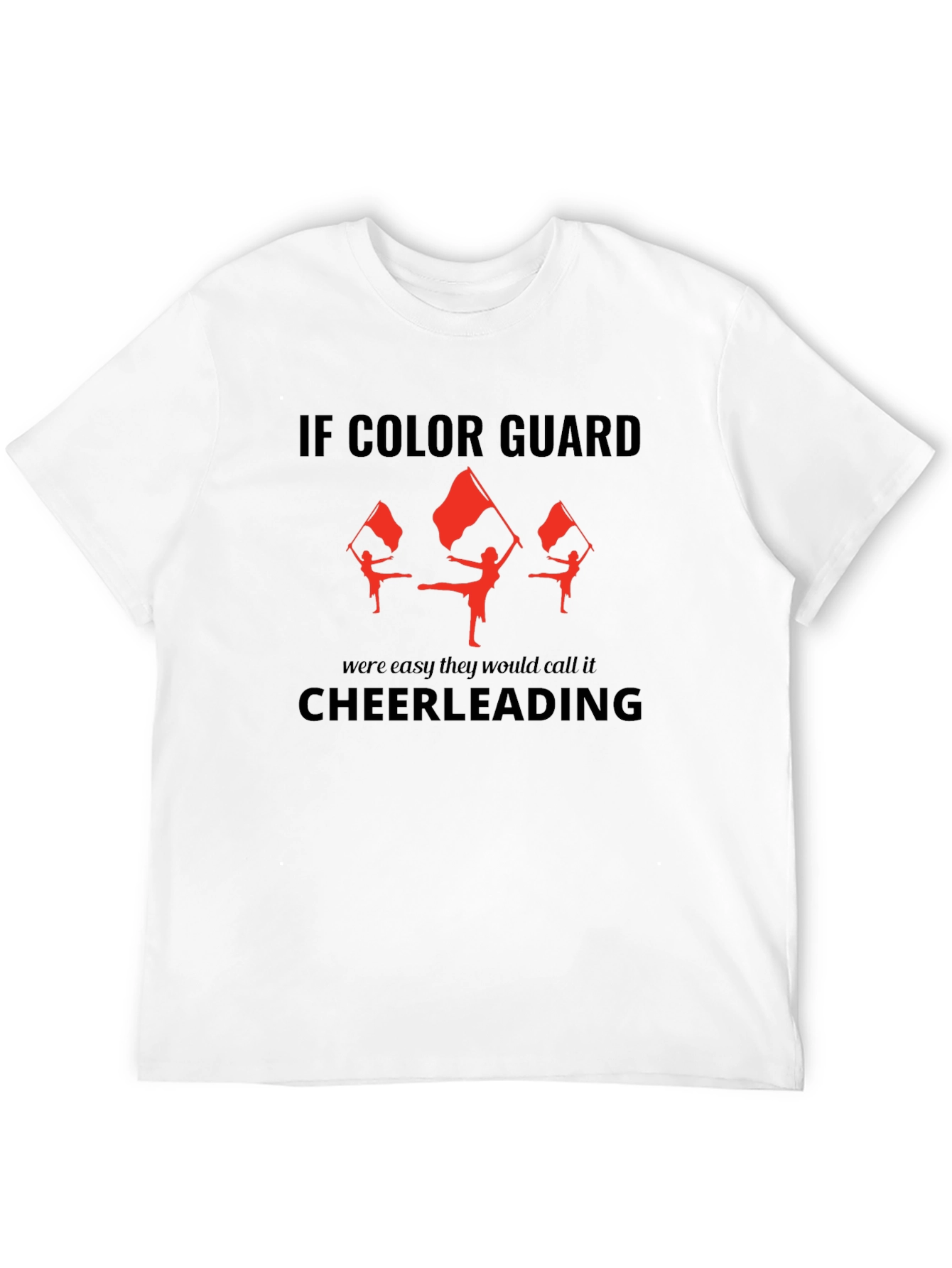 Black Color Guard T-Shirt - If It Were Easy... view 12