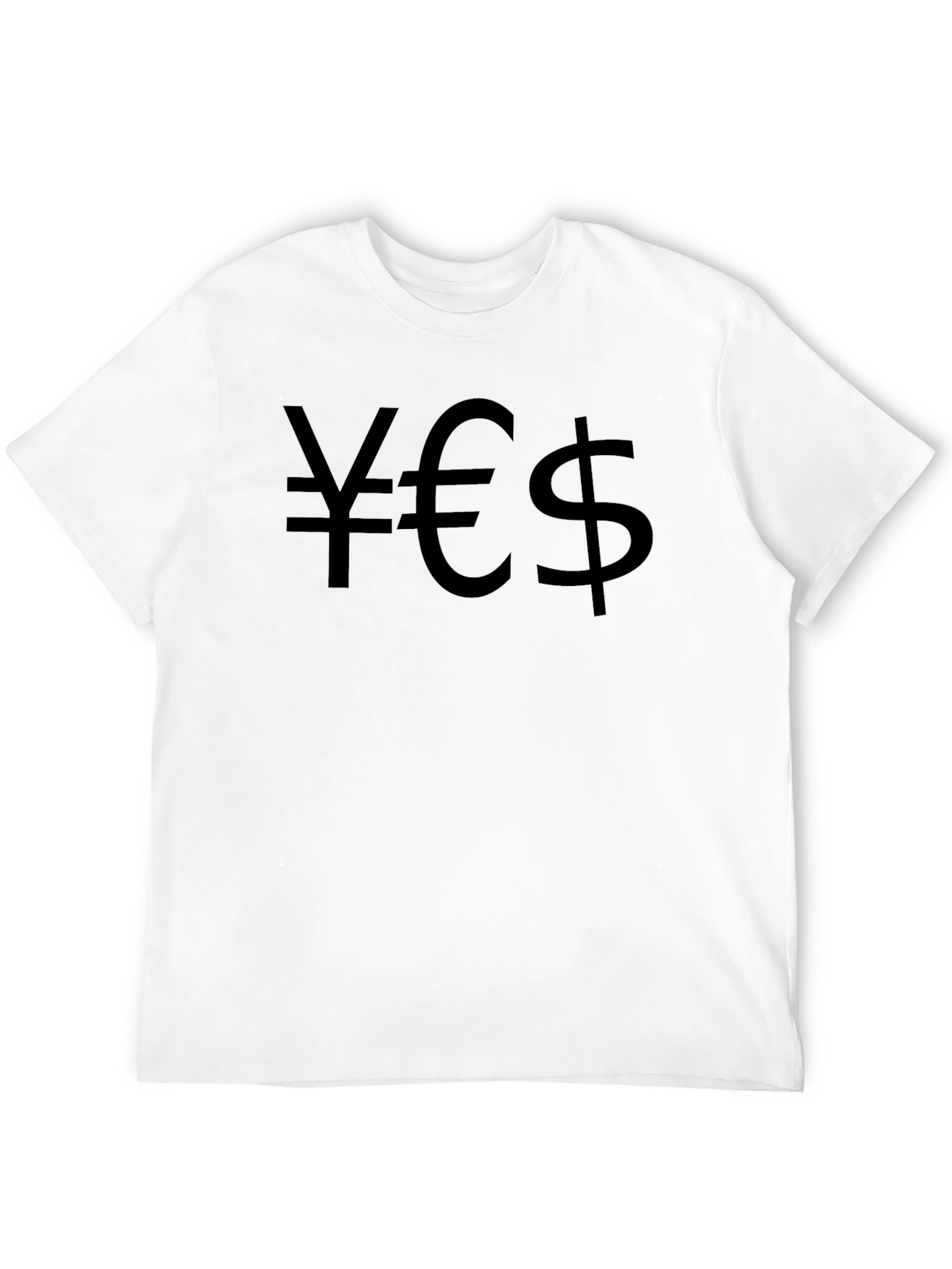 Black Yen, Euro, Dollar Black Graphic Tee view 12
