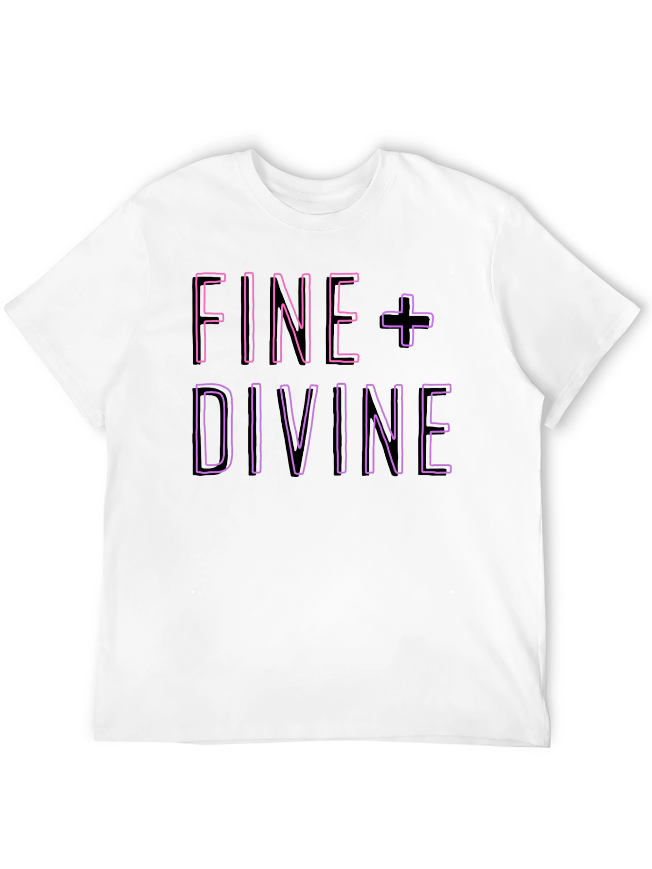Black Fine + Divine Graphic Tee view 12